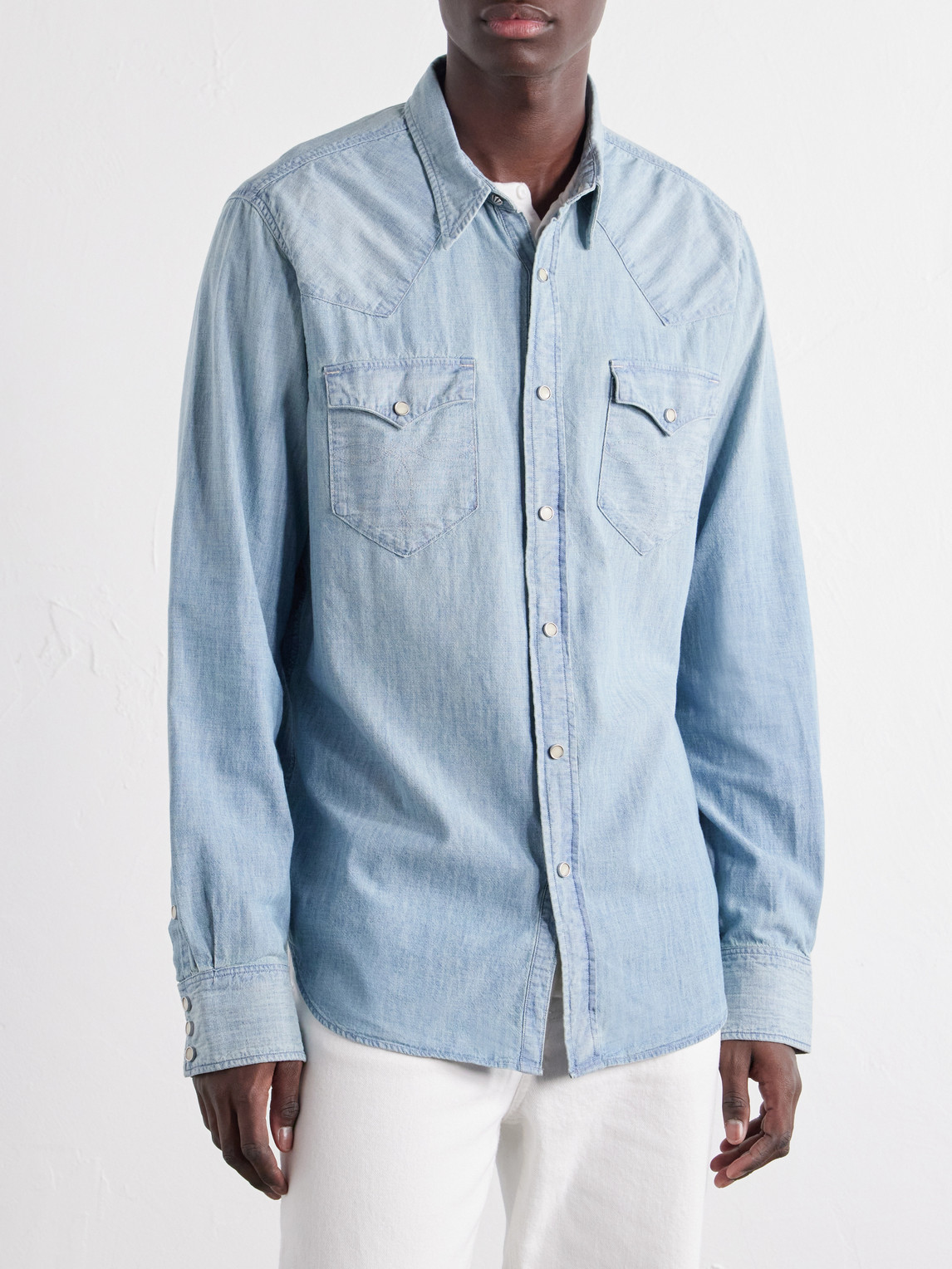 Cotton-Chambray Shirt