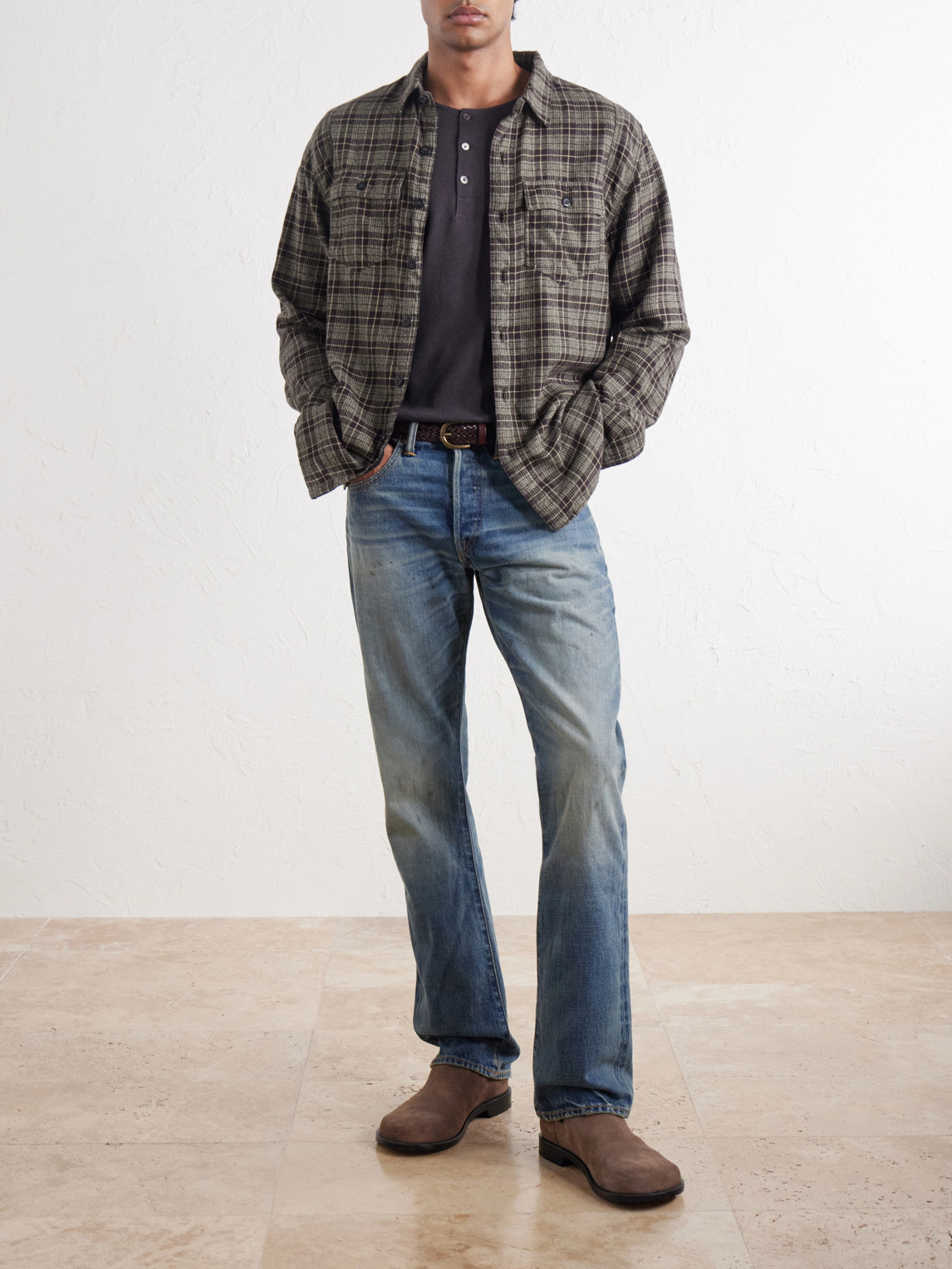 Fit Straight-Leg Jeans Slim