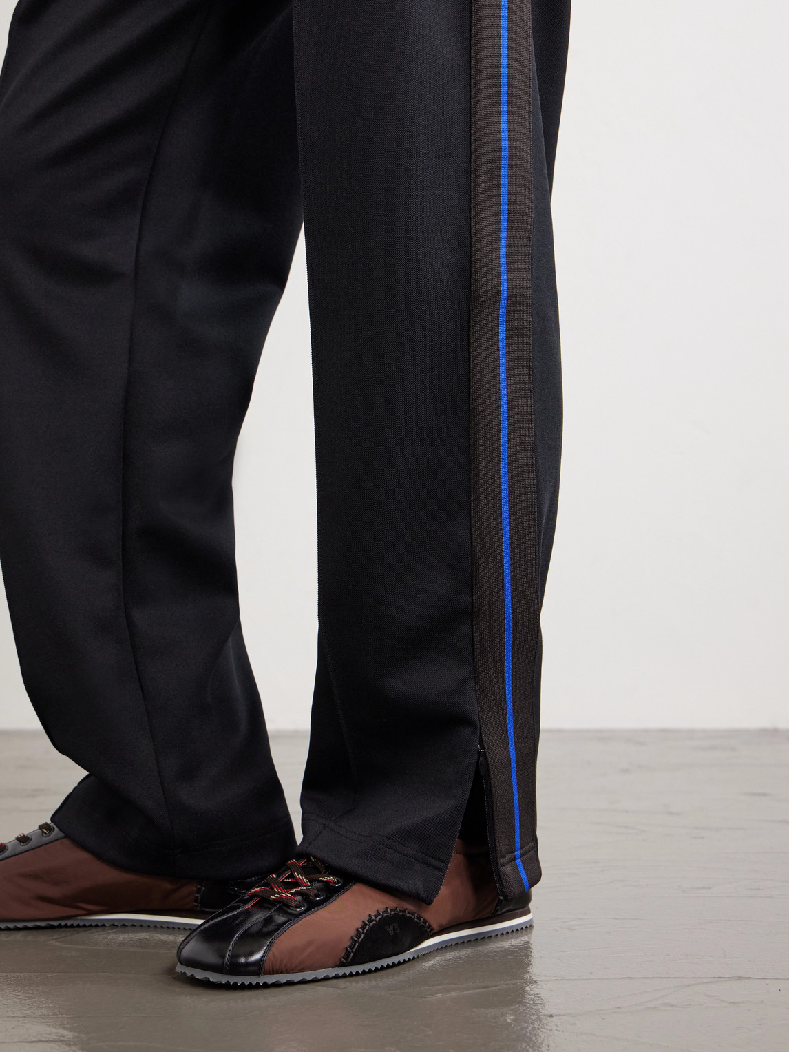 Form Straight-Leg Striped Jersey Sweatpants
