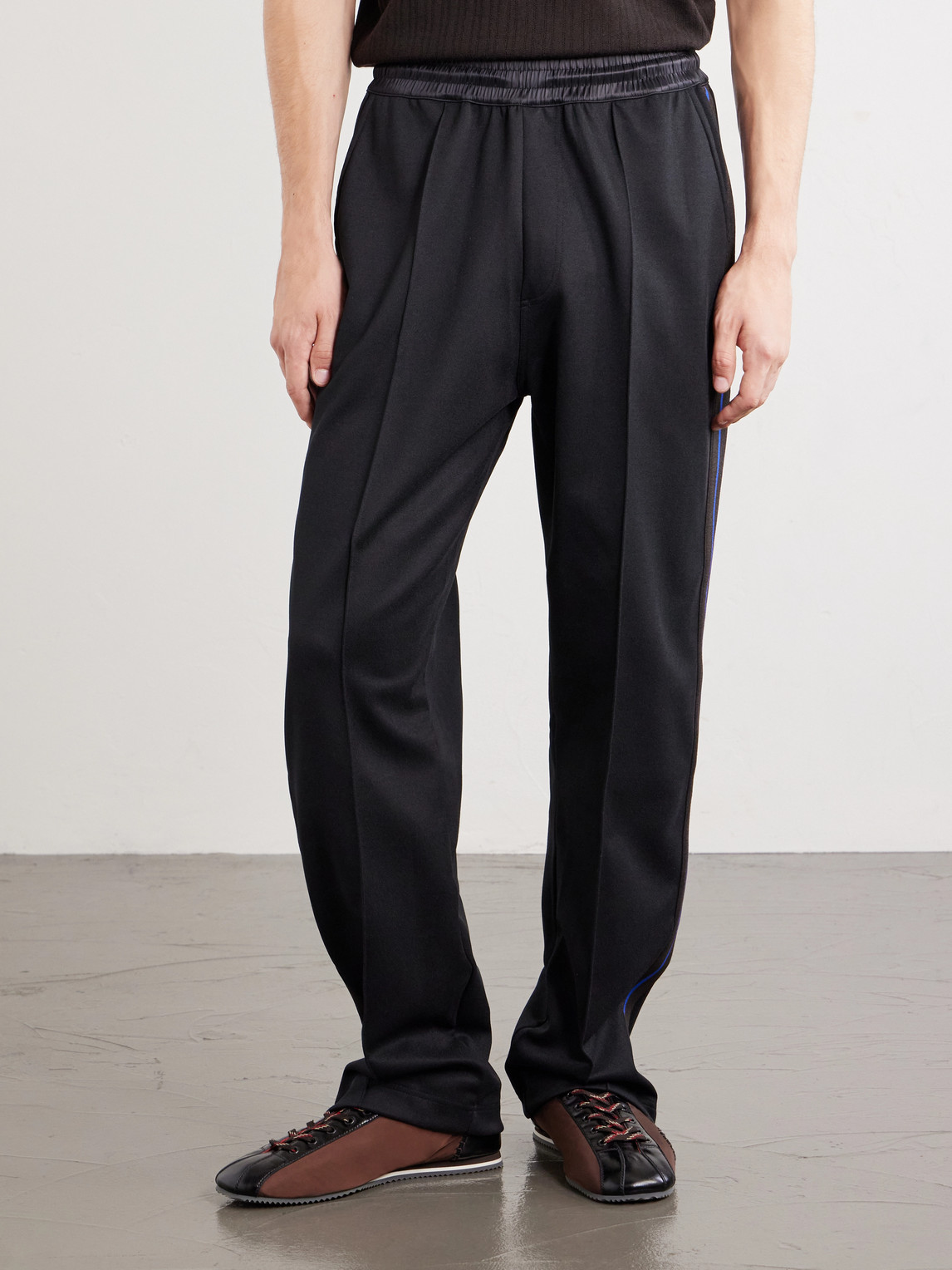 Form Straight-Leg Striped Jersey Sweatpants