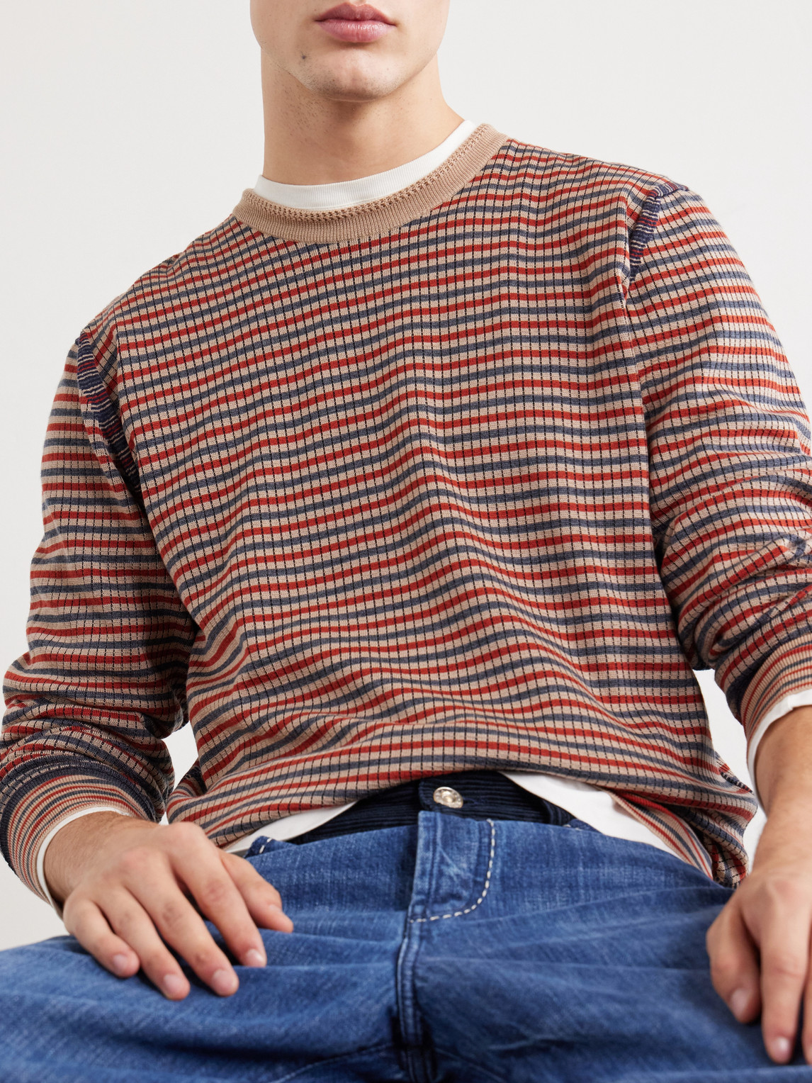 Chant Striped Merino Sweater