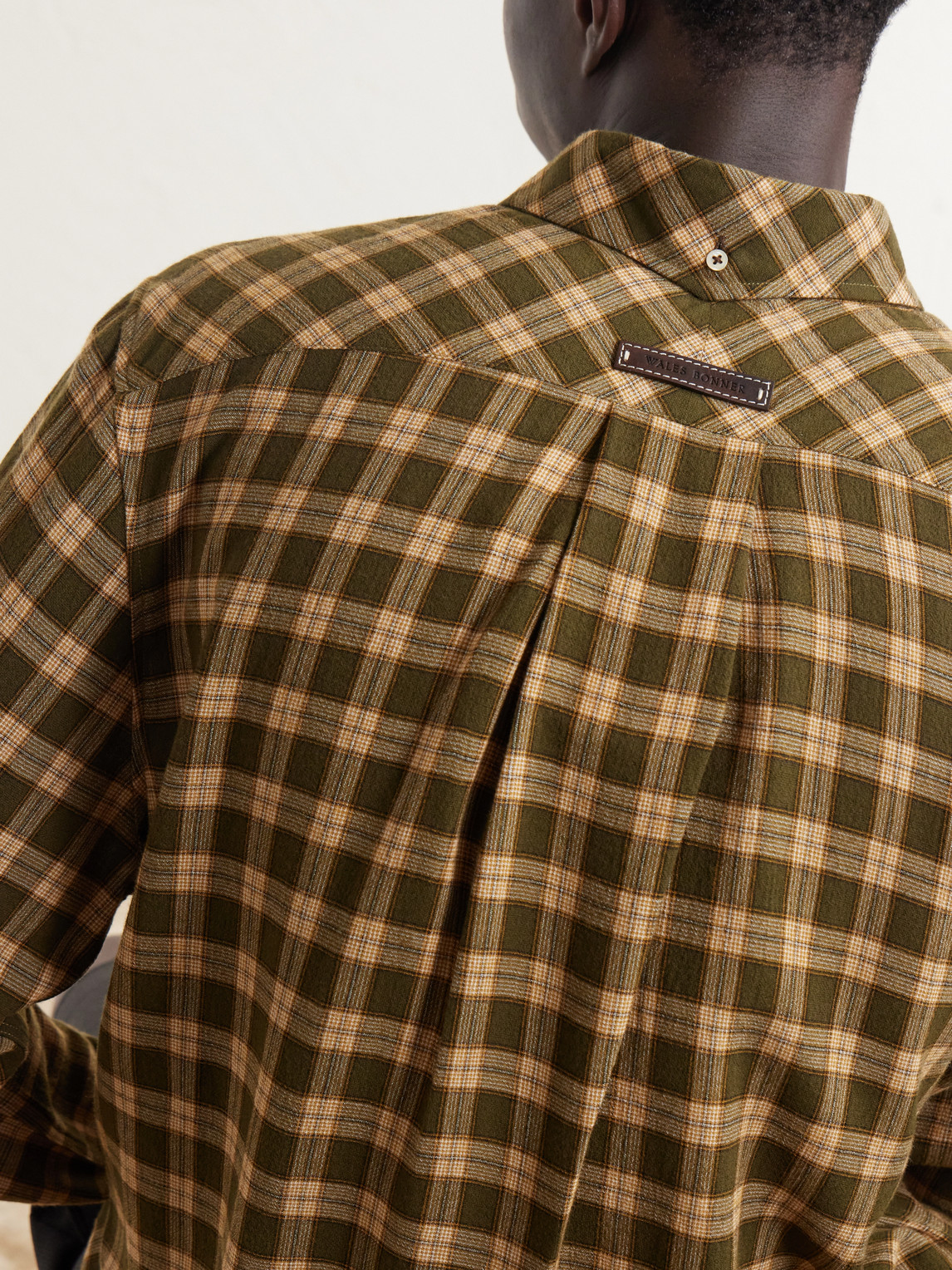 Canopy Button-Down Logo-Embroidered Checked Cotton Shirt