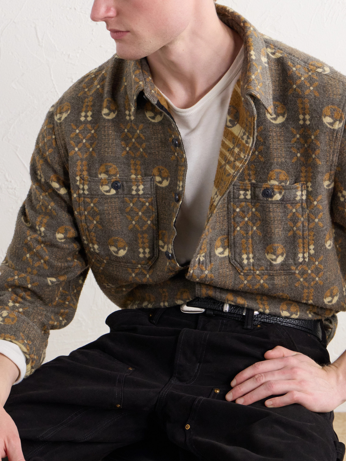 Cotton-Jacquard Shirt