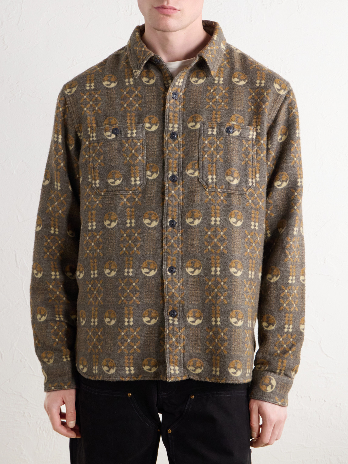 Cotton-Jacquard Shirt