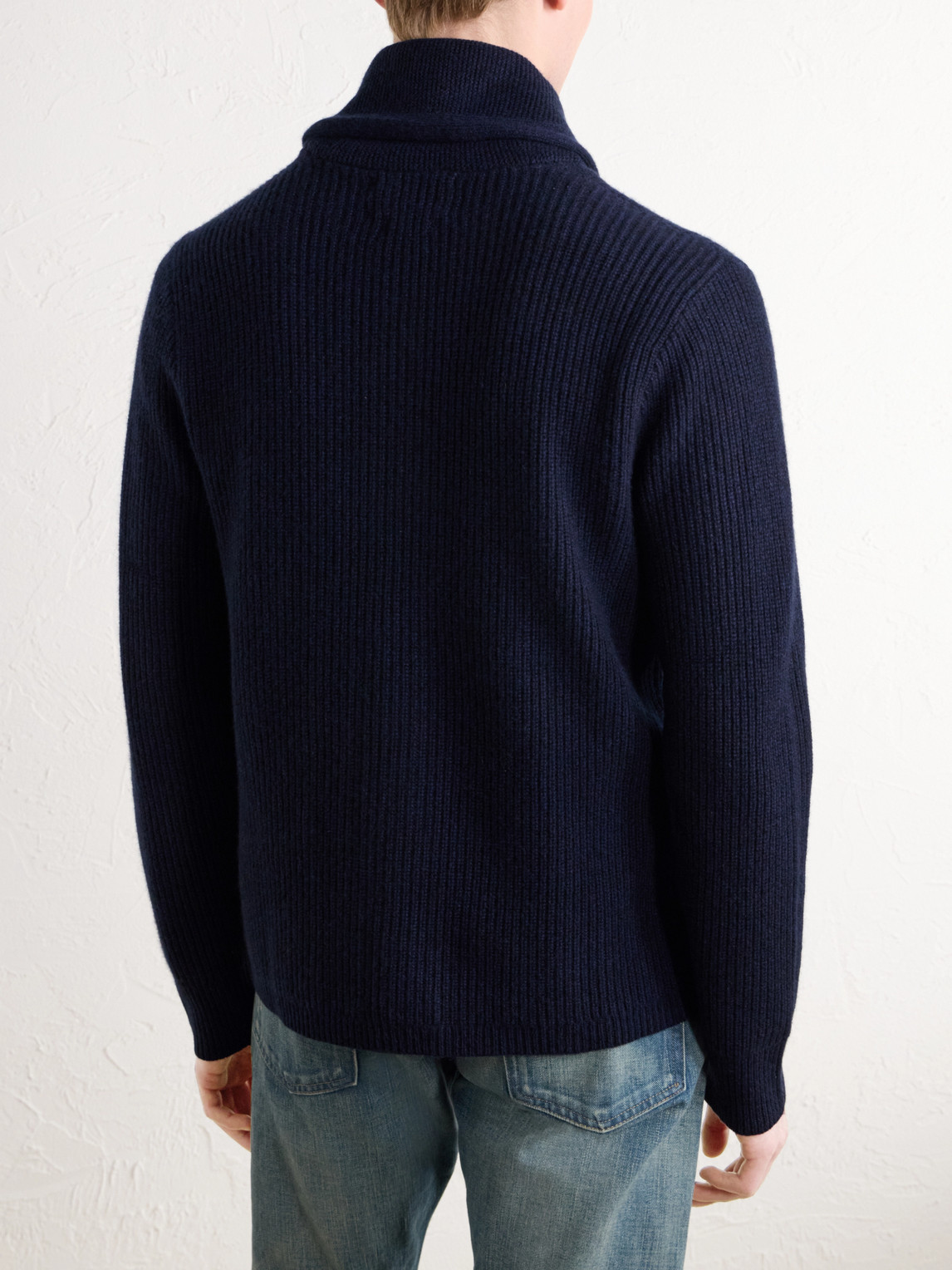 Shawl-Collar Cashmere Cardigan