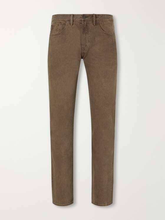 RRL Slim-Fit Distressed Jeans