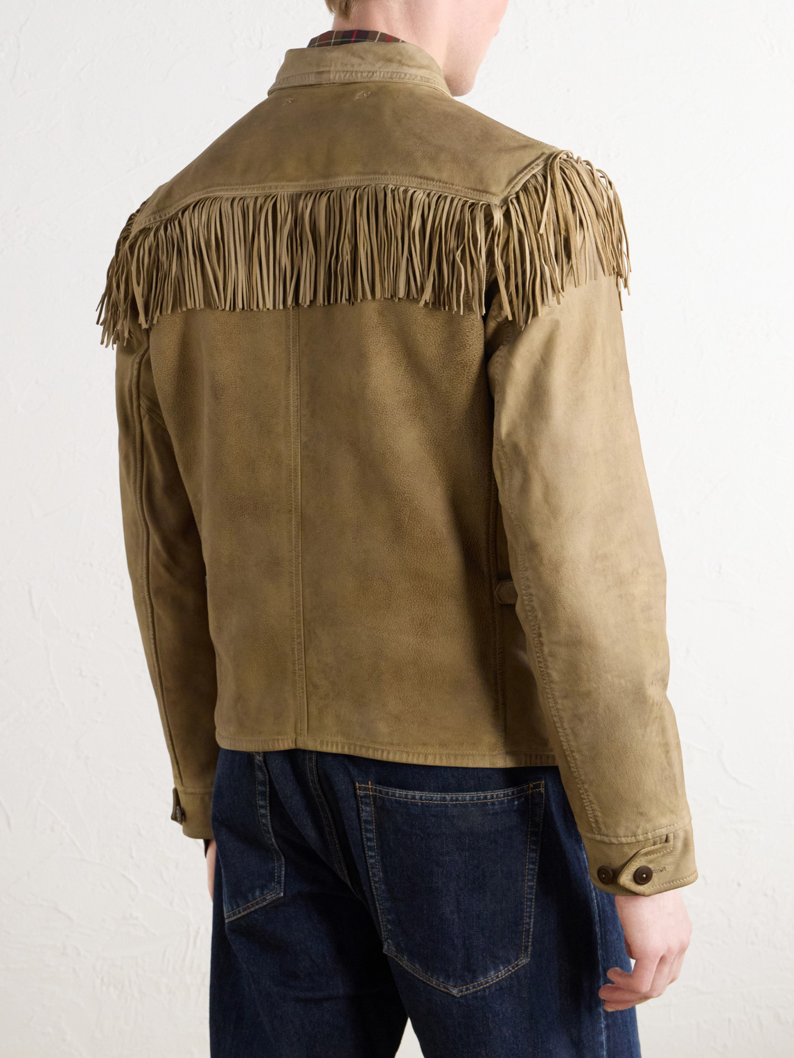 Elkhorn Fringed Leather