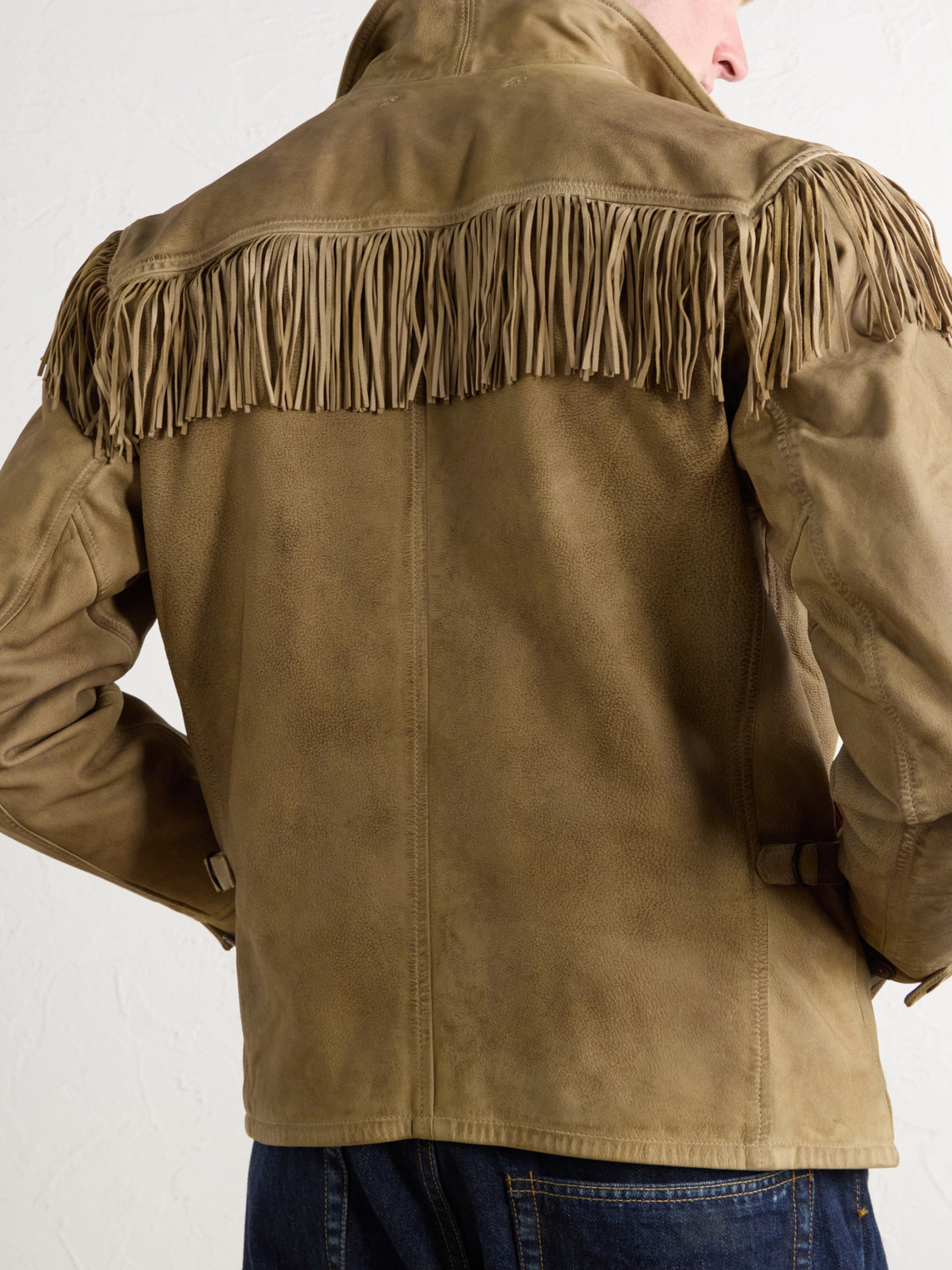 Elkhorn Fringed Leather