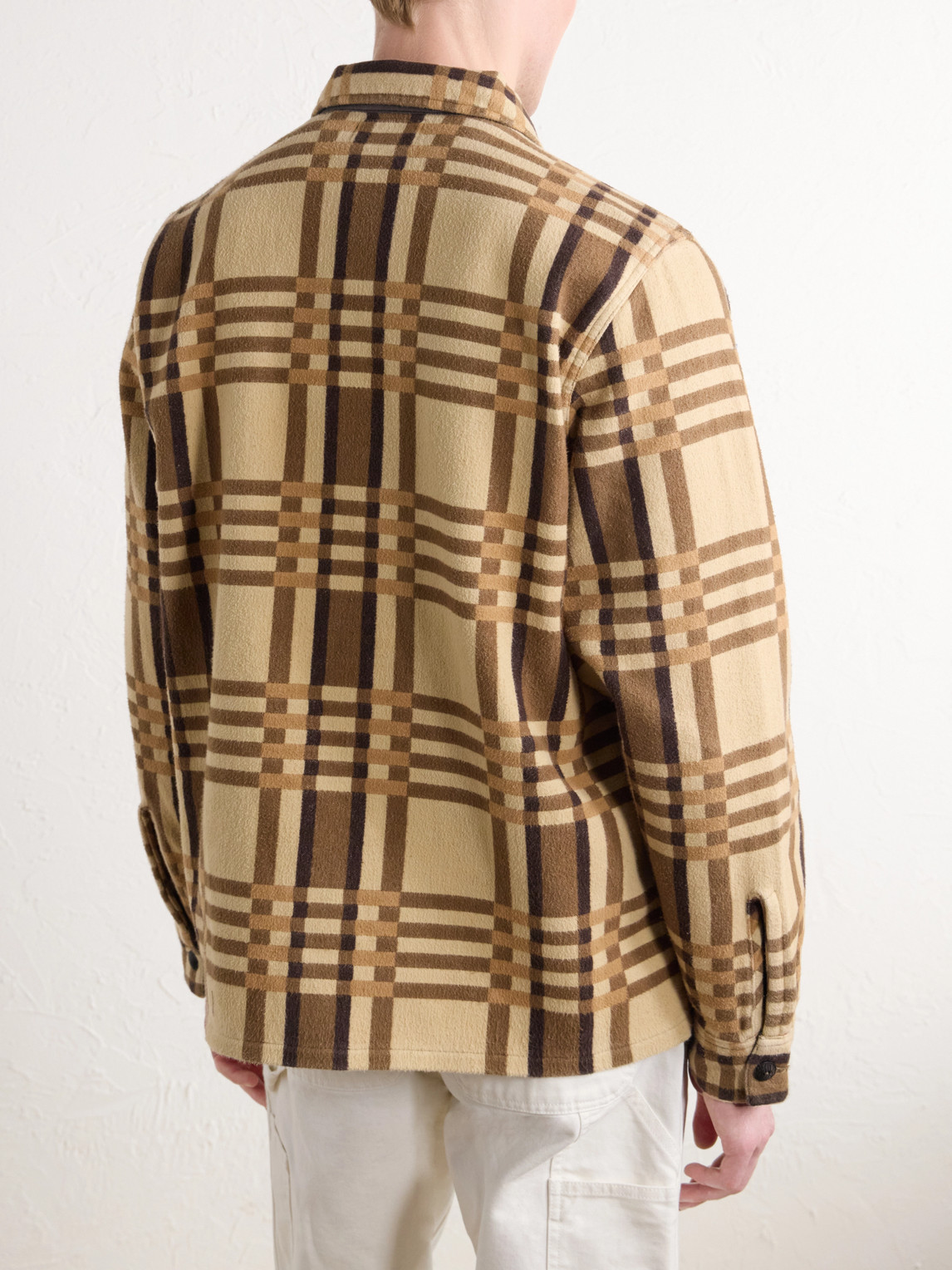 Checked Cotton-Jacquard Shirt