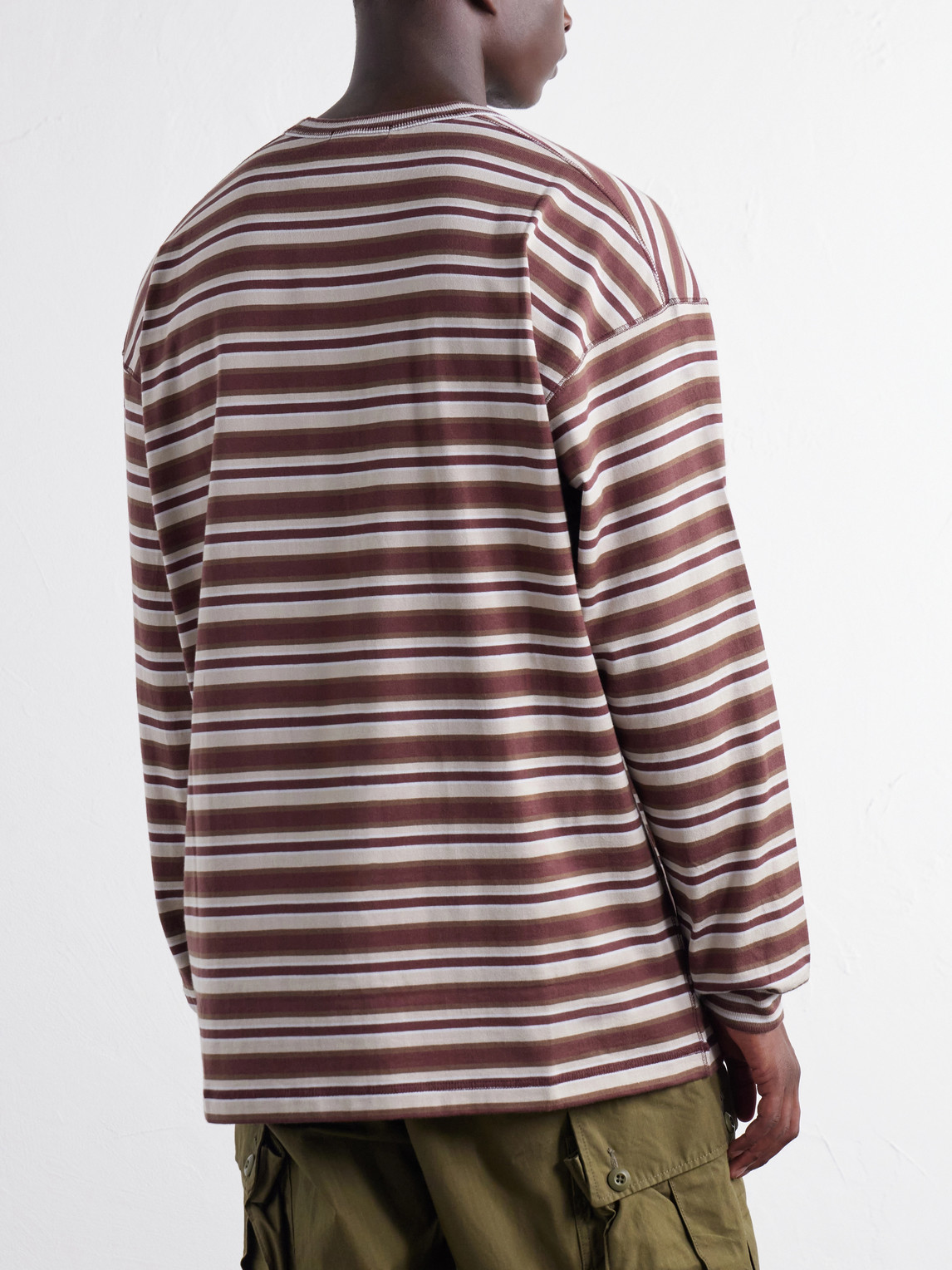 Comme Des Garçons Homme - Striped Cotton-Jersey T-Shirt