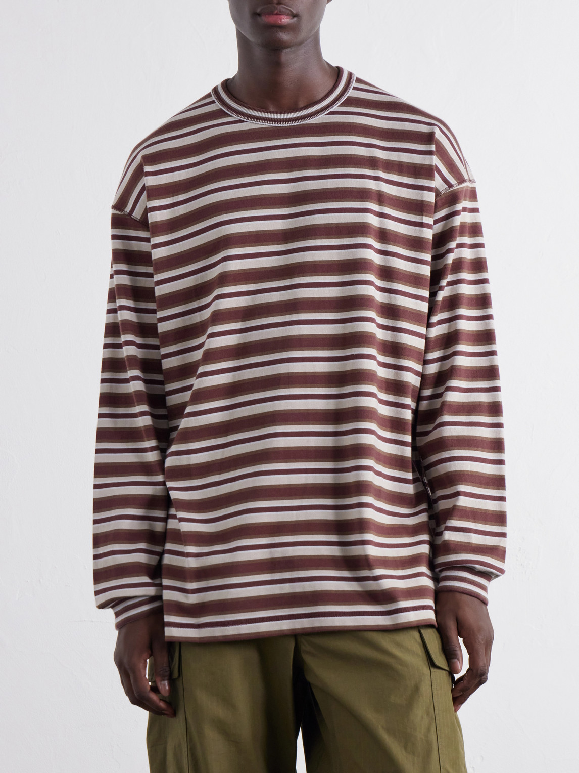 Comme Des Garçons Homme - Striped Cotton-Jersey T-Shirt