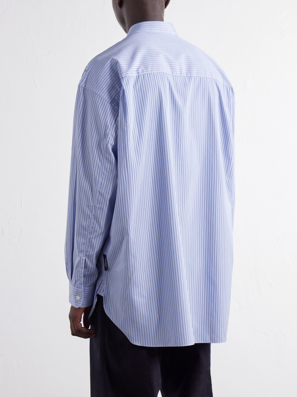 Comme Des Garçons Homme - Striped Cotton-Poplin Shirt