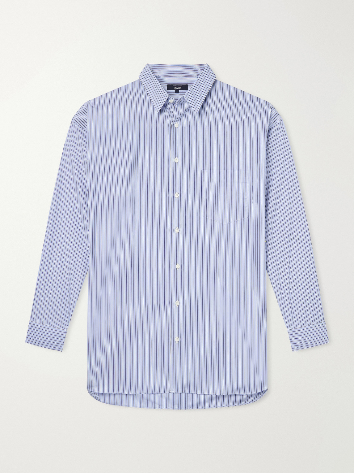 Comme Des Garçons Homme - Striped Cotton-Poplin Shirt