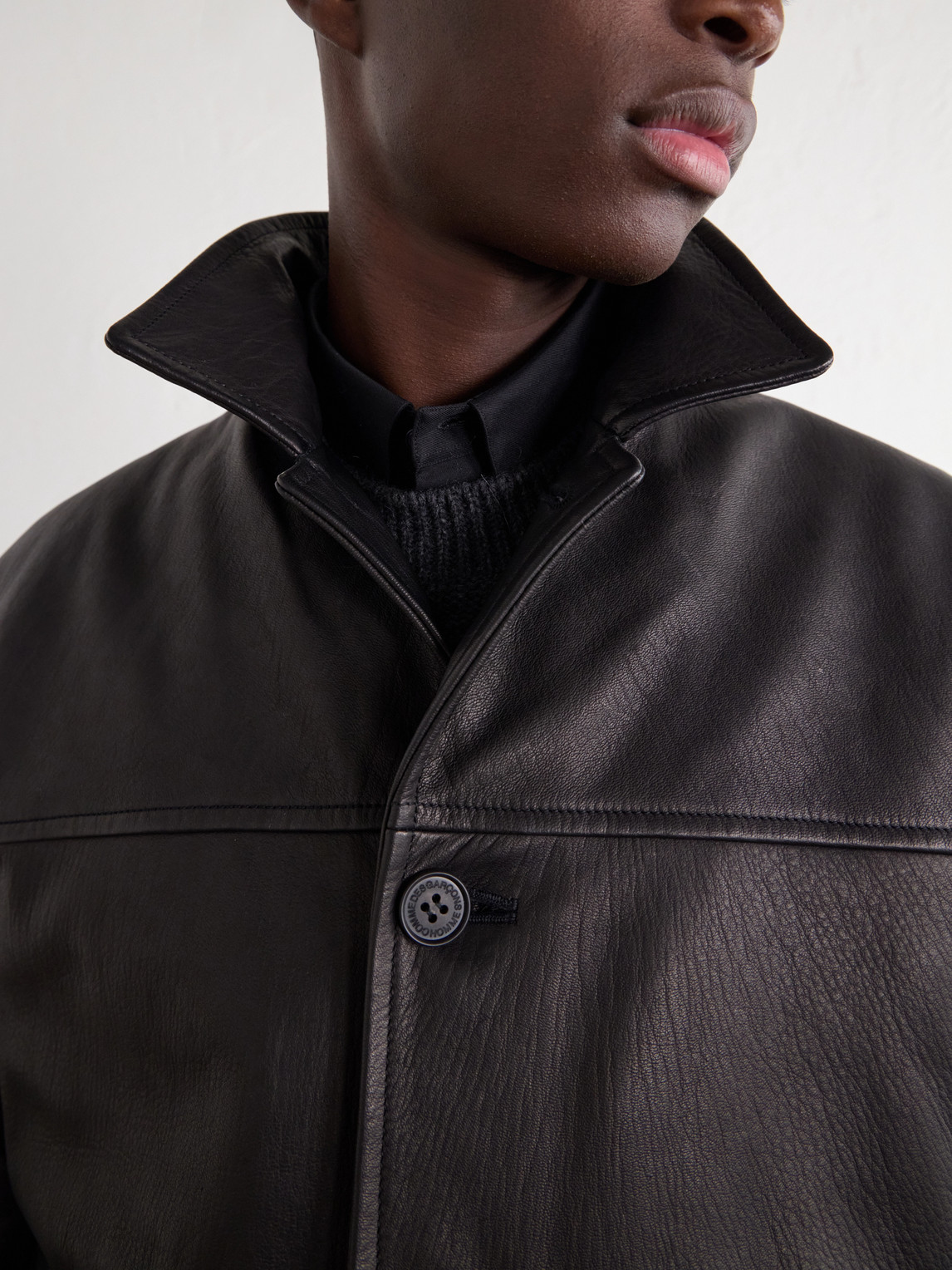 Comme Des Garçons Homme - Padded Oiled- Leather
