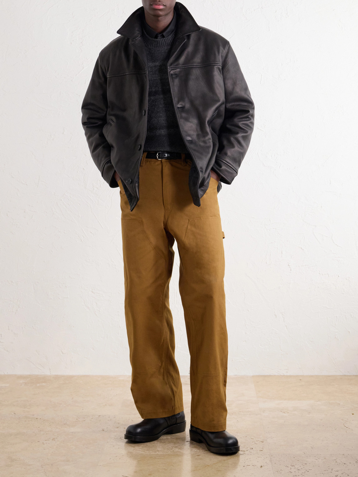 Comme Des Garçons Homme - Padded Oiled- Leather