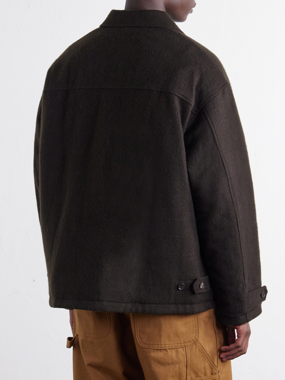 Comme Des Garçons Homme - Reversible Padded Brushed Wool And Quilted Shell Blouson Jacket