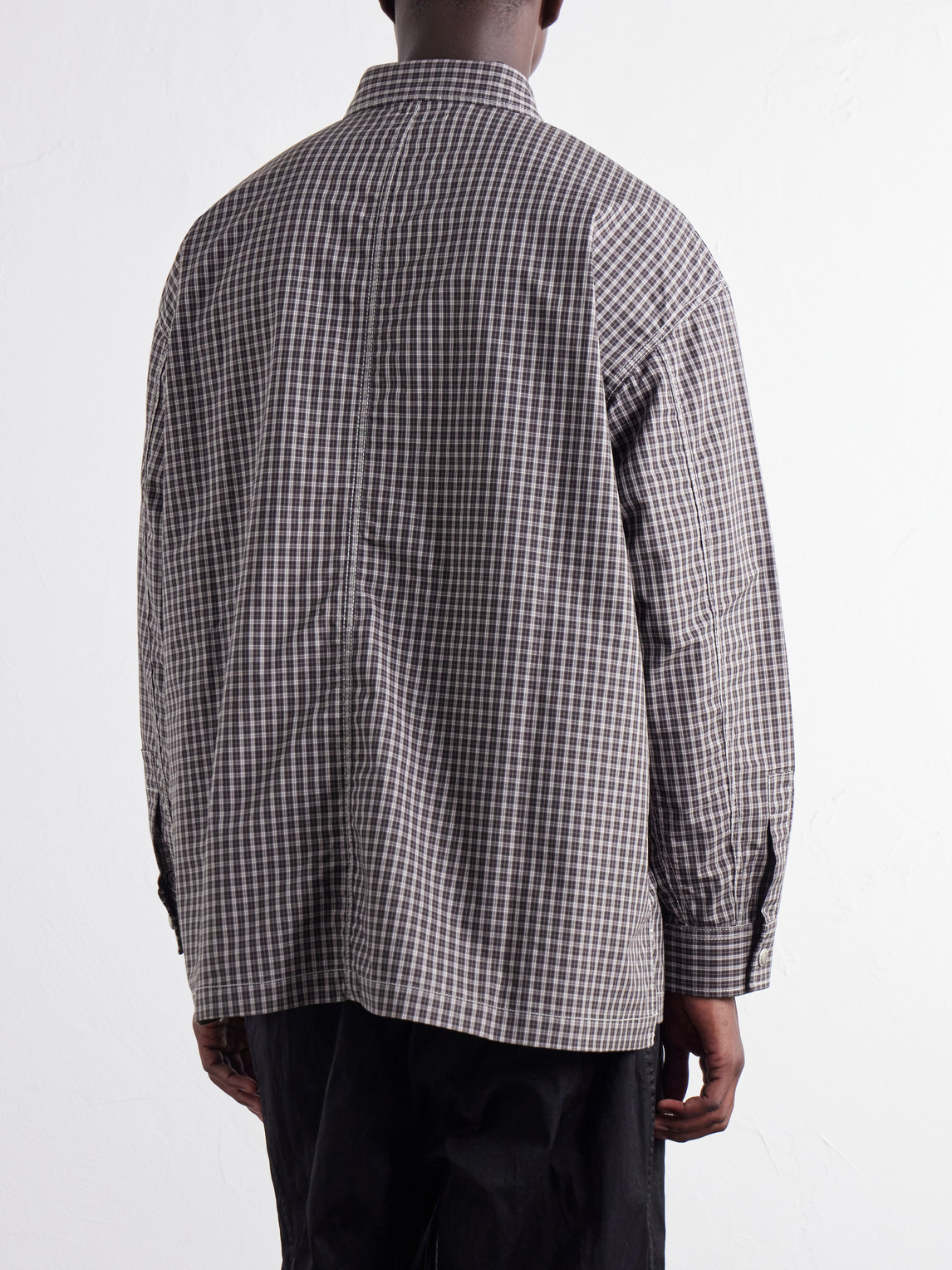 Comme Des Garçons Homme - Checked Cotton-Shell Overshirt