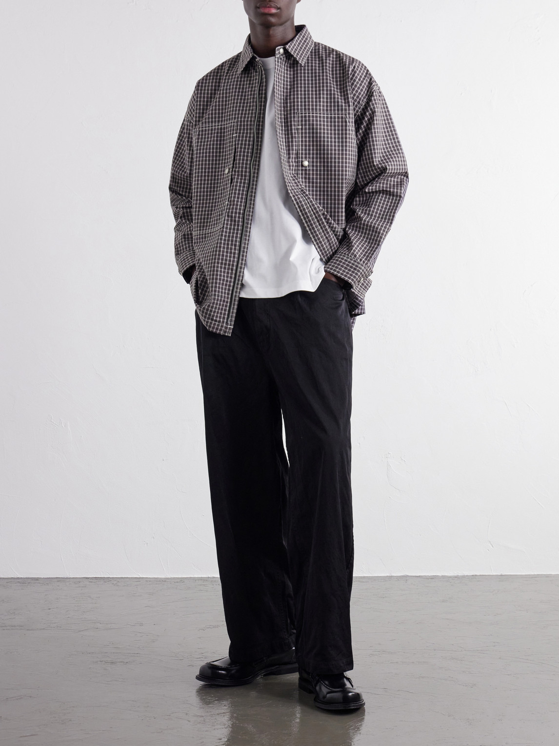 Comme Des Garçons Homme - Checked Cotton-Shell Overshirt