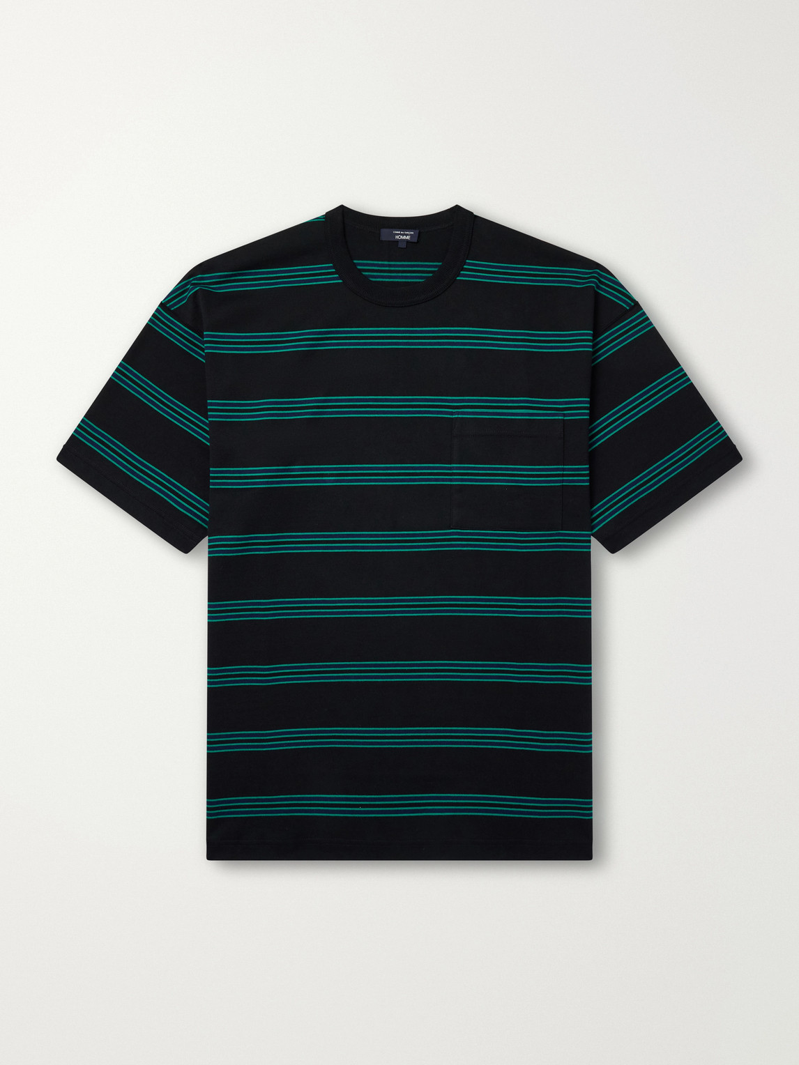 Comme Des Garçons Homme - Striped Cotton-Jersey T-Shirt