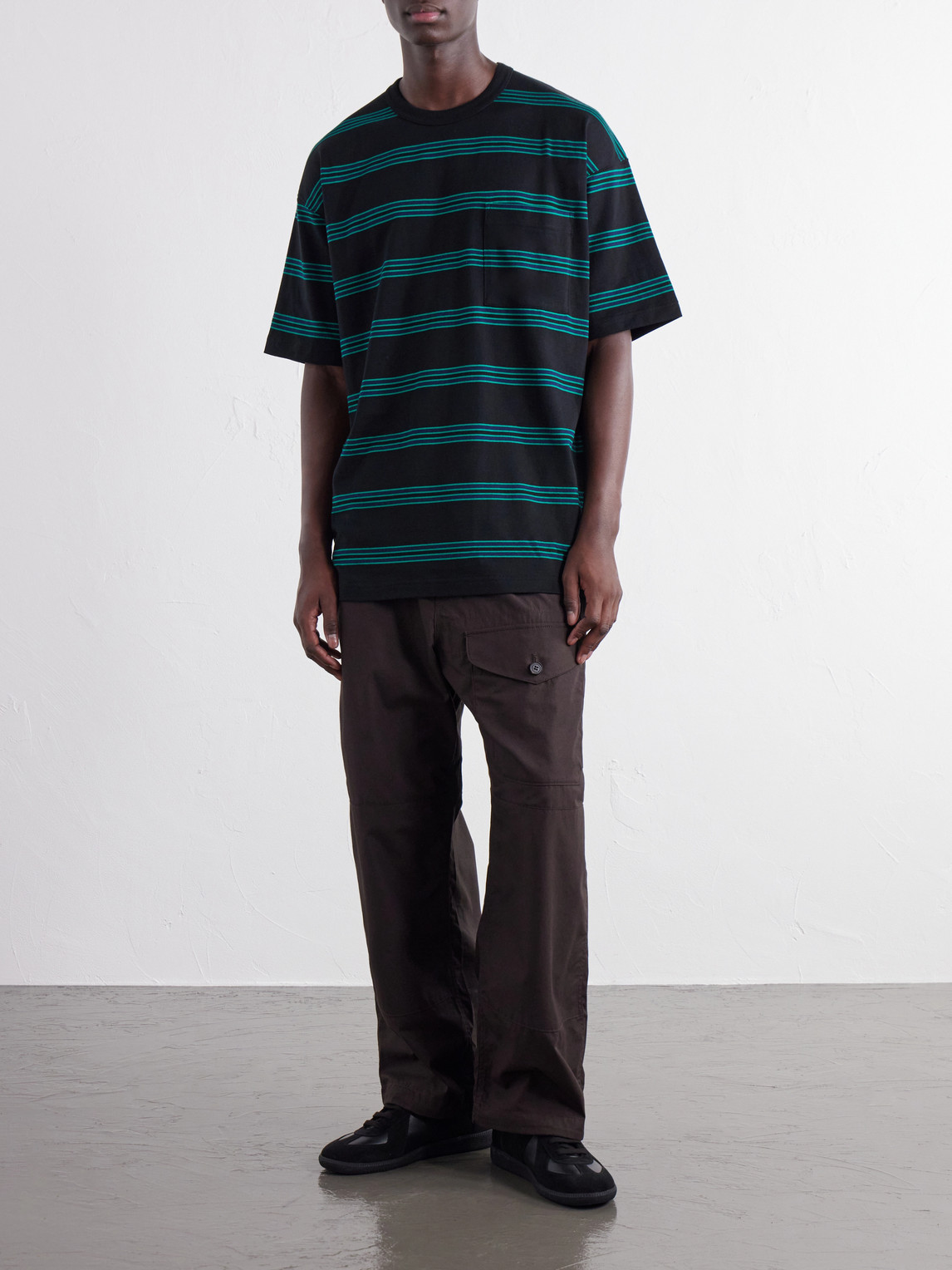 Comme Des Garçons Homme - Striped Cotton-Jersey T-Shirt