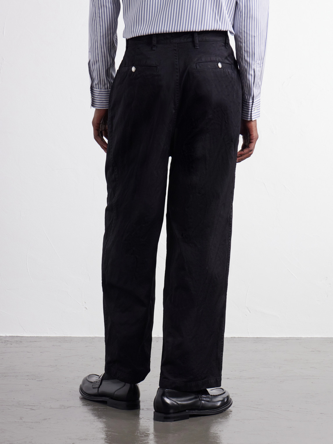 Comme Des Garçons Homme - Wide-Leg Twill Trousers