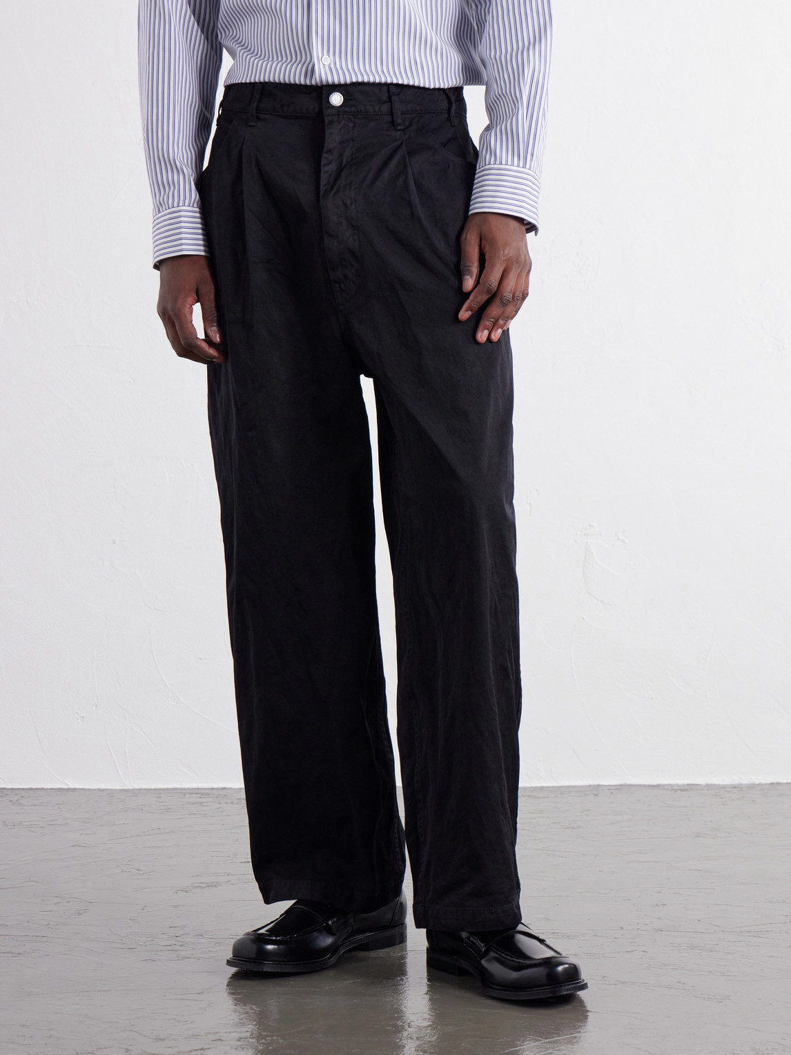 Comme Des Garçons Homme - Wide-Leg Twill Trousers
