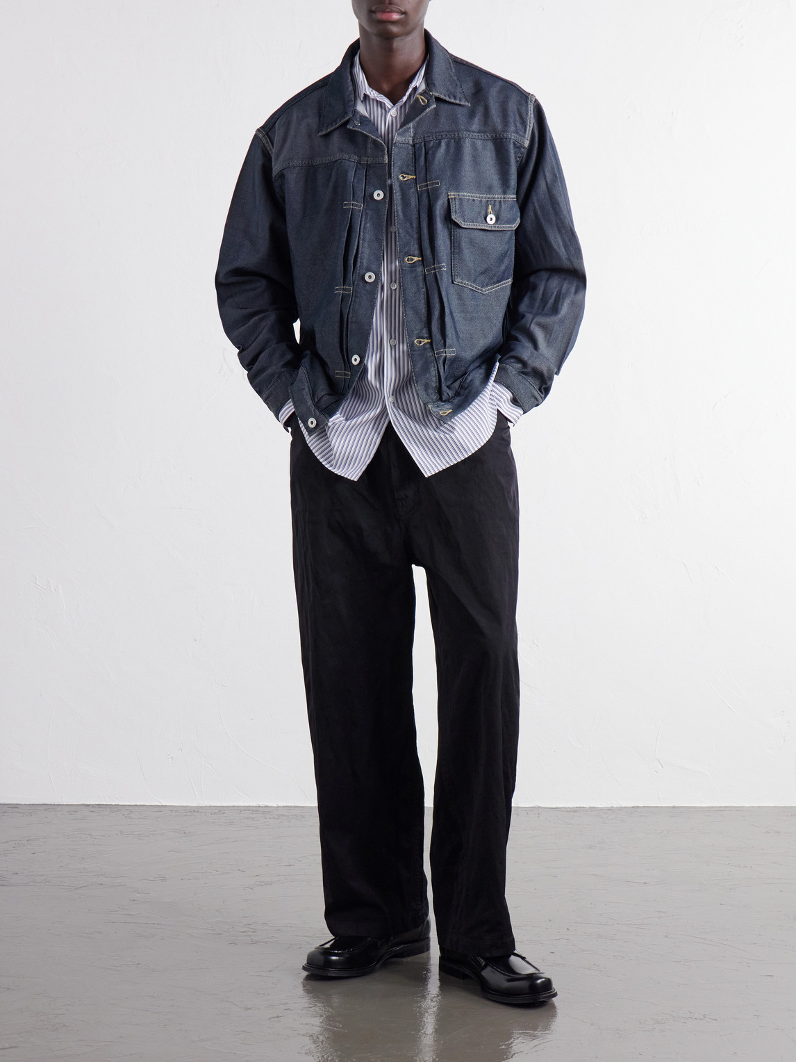 Comme Des Garçons Homme - Wide-Leg Twill Trousers