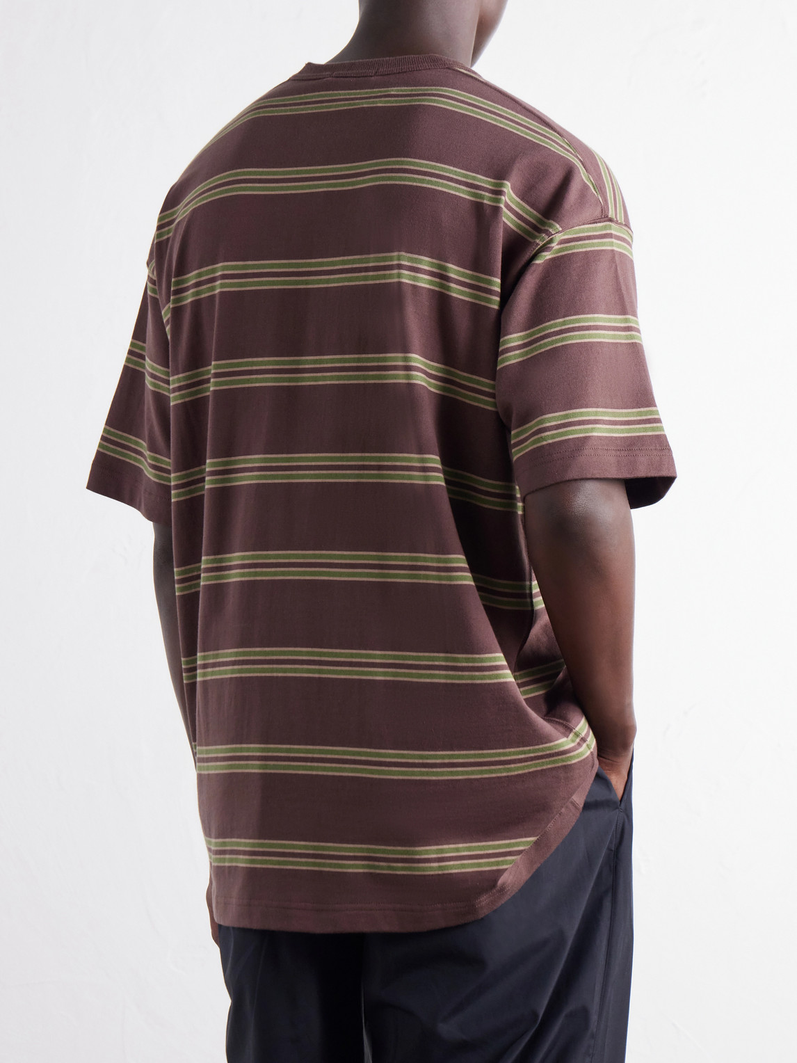 Comme Des Garçons Homme - Striped Cotton-Jersey T-Shirt