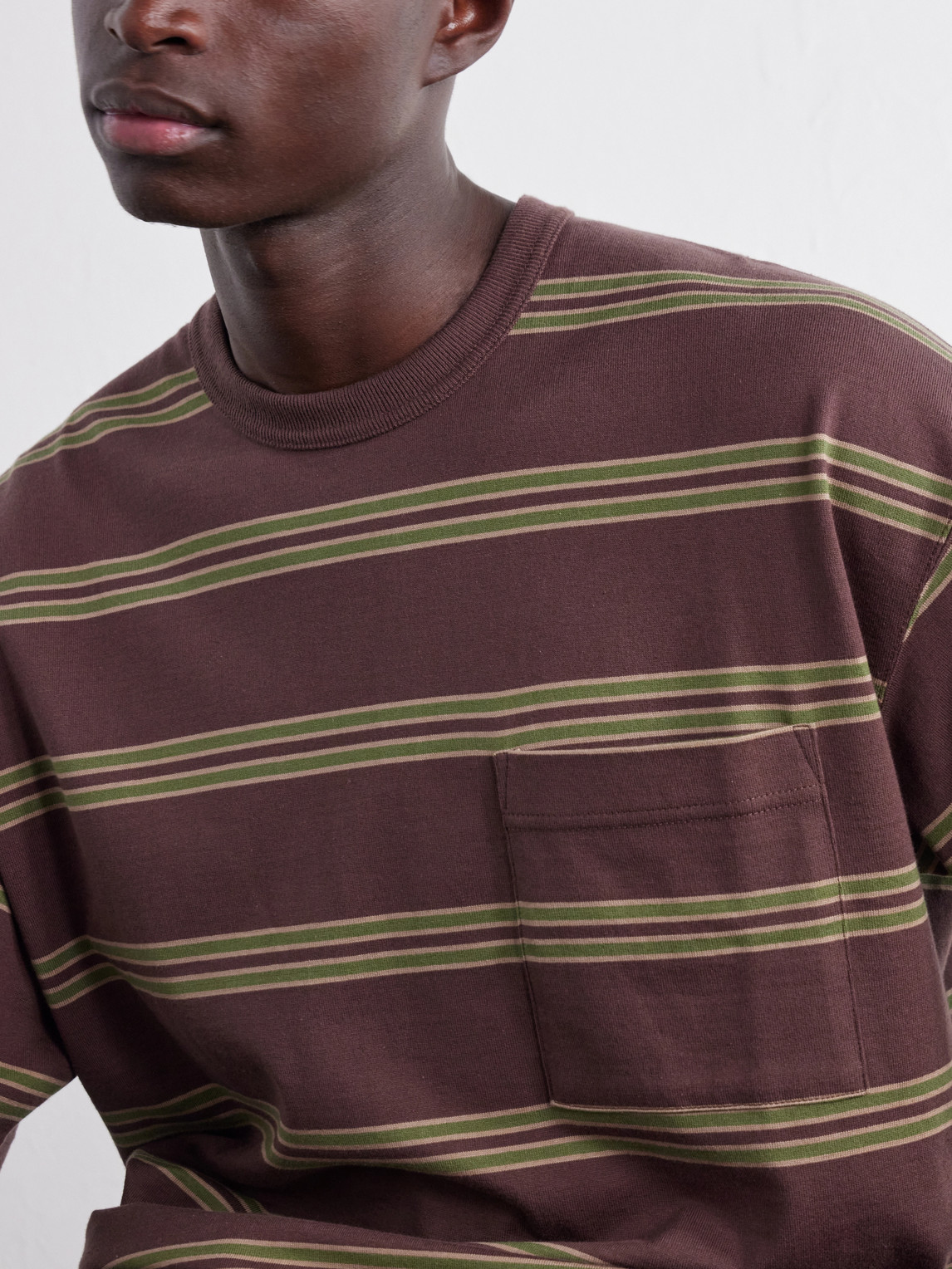 Comme Des Garçons Homme - Striped Cotton-Jersey T-Shirt