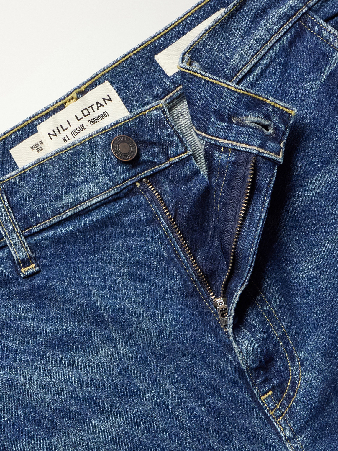 Carpenter Straight-Leg Cropped Jeans