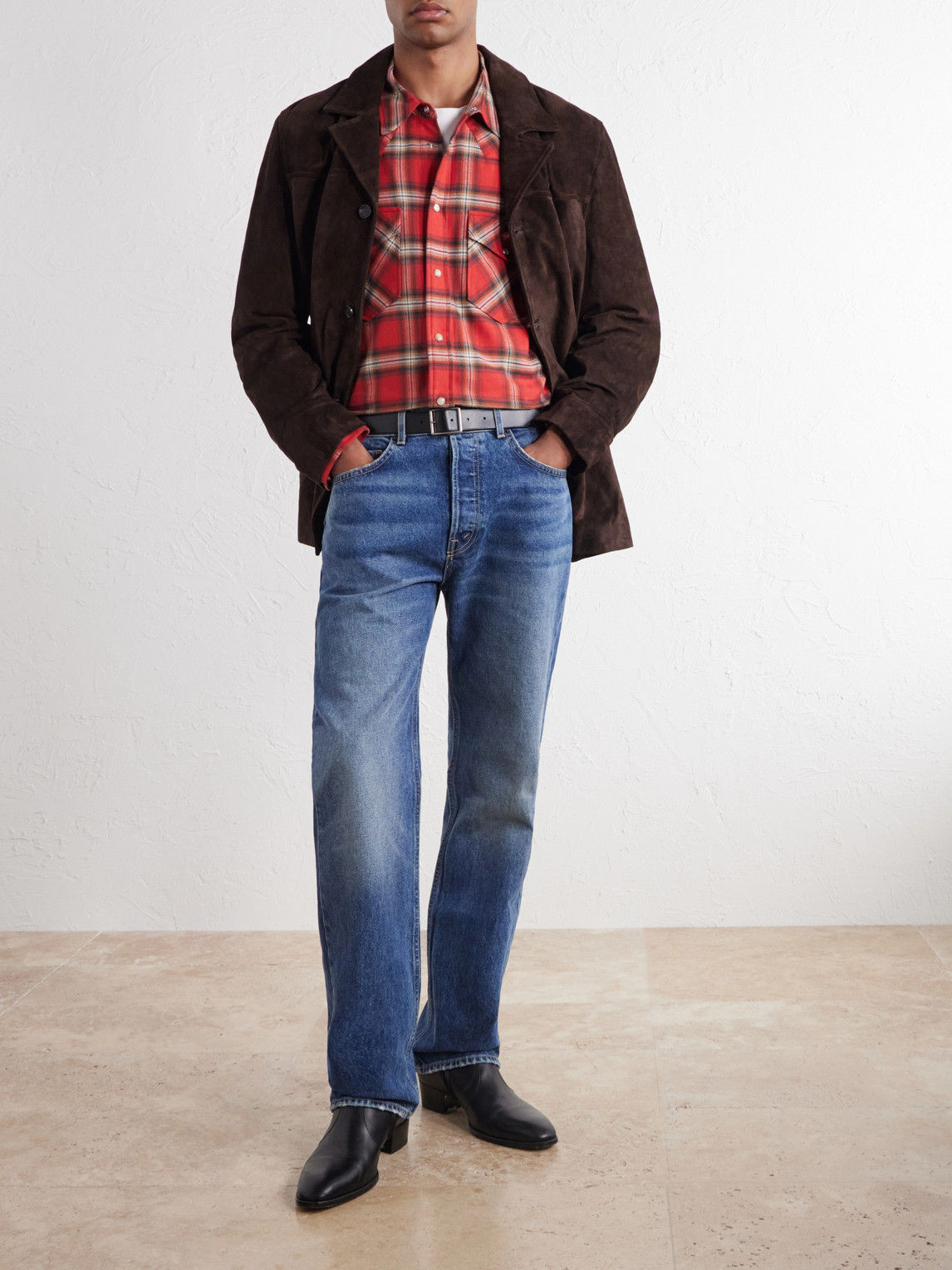 Travis Checked Cotton-Flannel Shirt