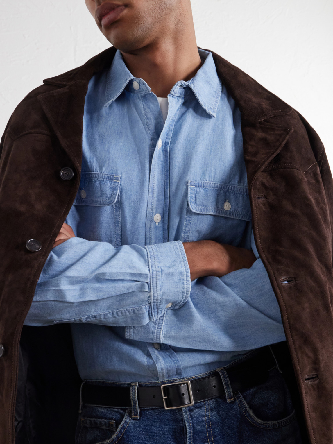 Callum Cotton-Chambray Shirt