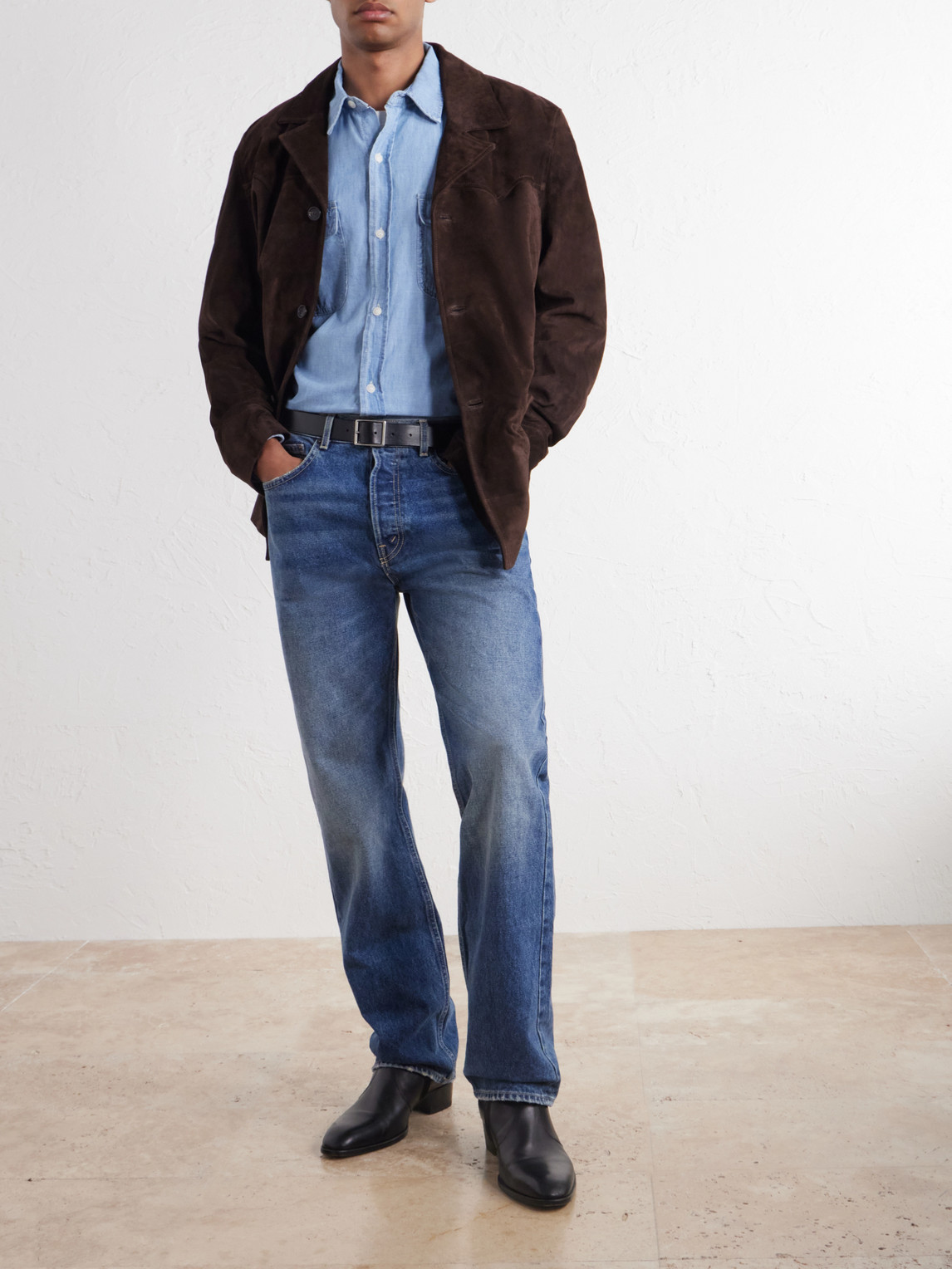 Callum Cotton-Chambray Shirt