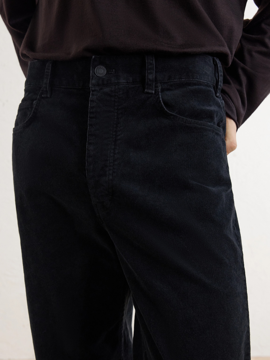 Billie Straight-Leg Cotton-Blend Corduroy