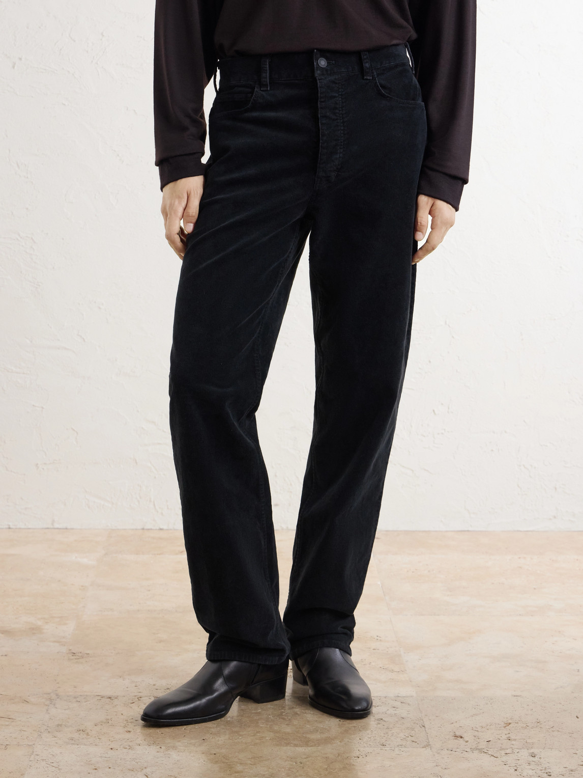 Billie Straight-Leg Cotton-Blend Corduroy