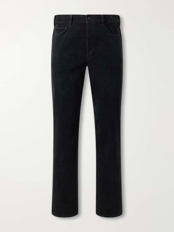 Nililotan Billie Straight-Leg Cotton-Blend Corduroy Trousers