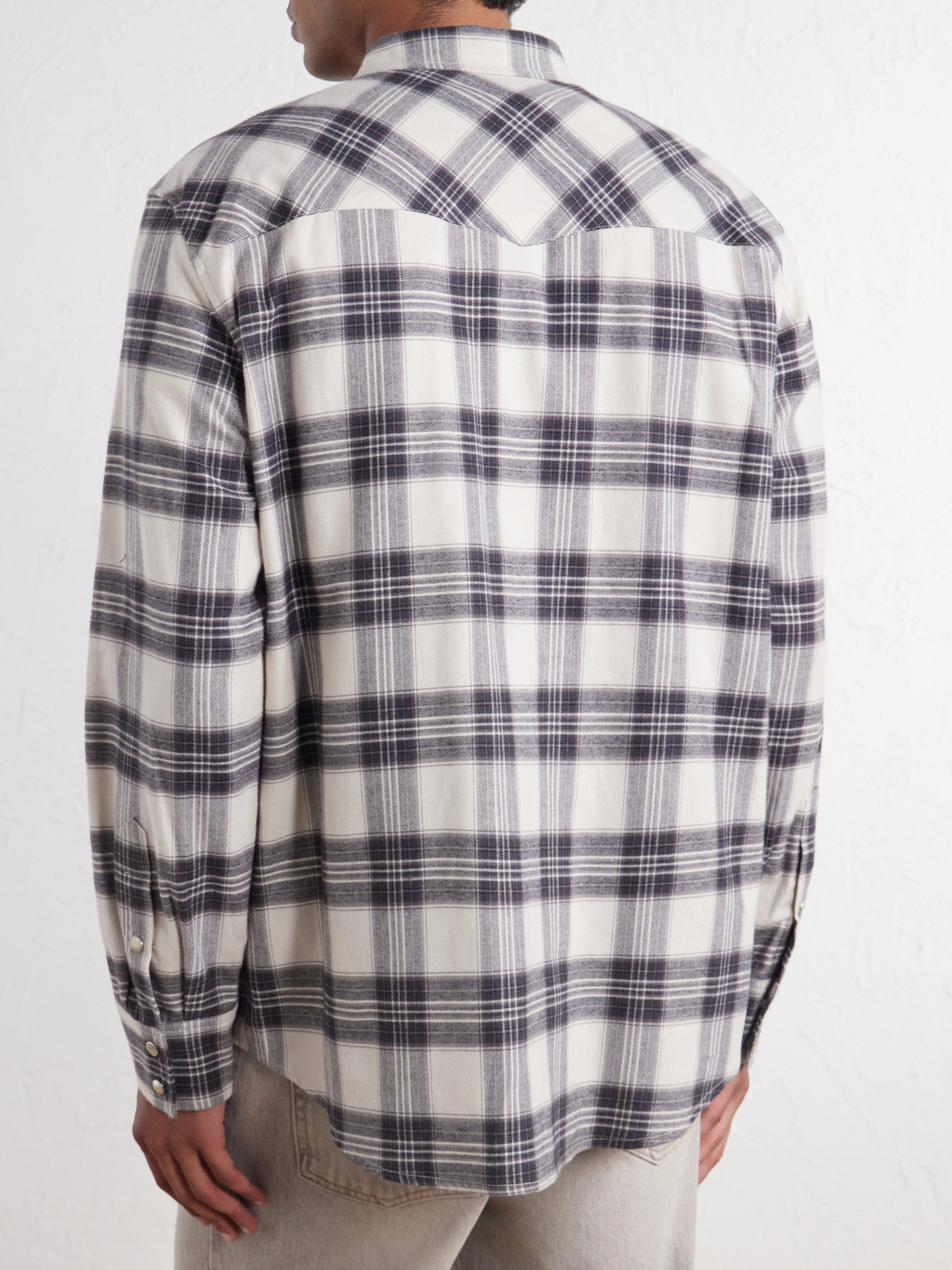 Travis Checked Cotton-Flannel Shirt