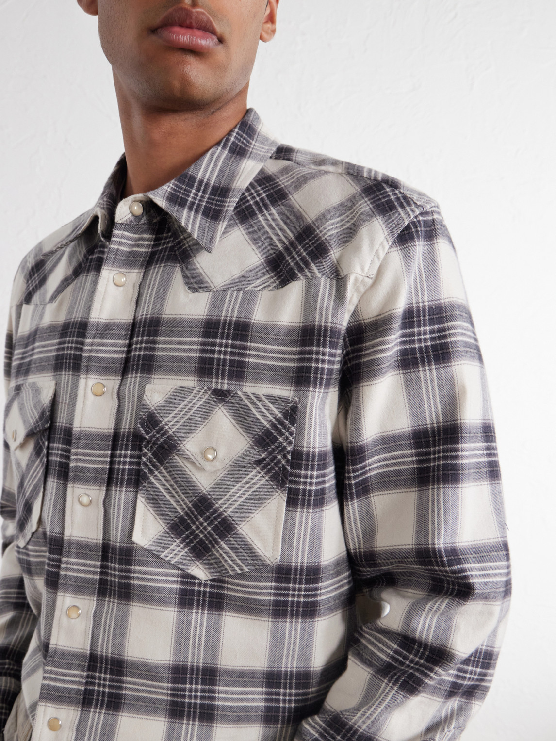 Travis Checked Cotton-Flannel Shirt