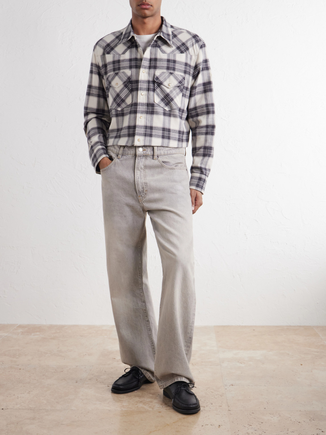 Travis Checked Cotton-Flannel Shirt