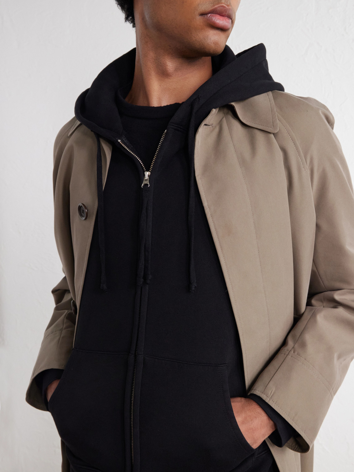 Brian Cotton-Jersey Zip-Up Hoodie