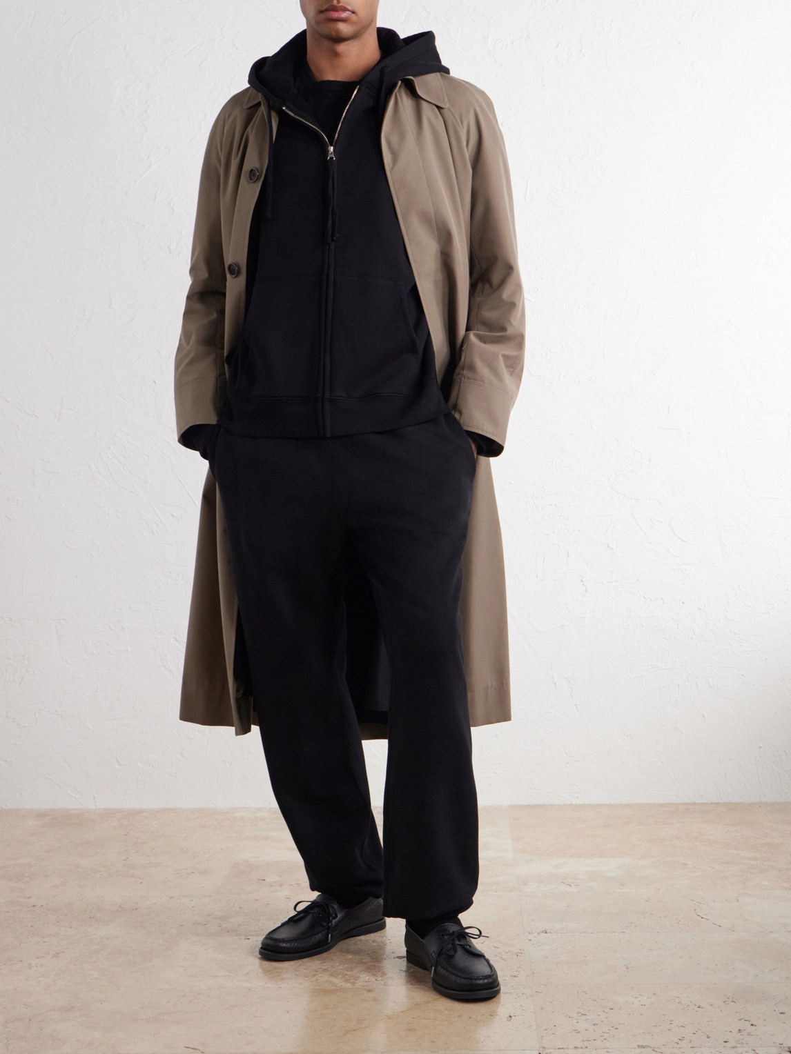 Brian Cotton-Jersey Zip-Up Hoodie
