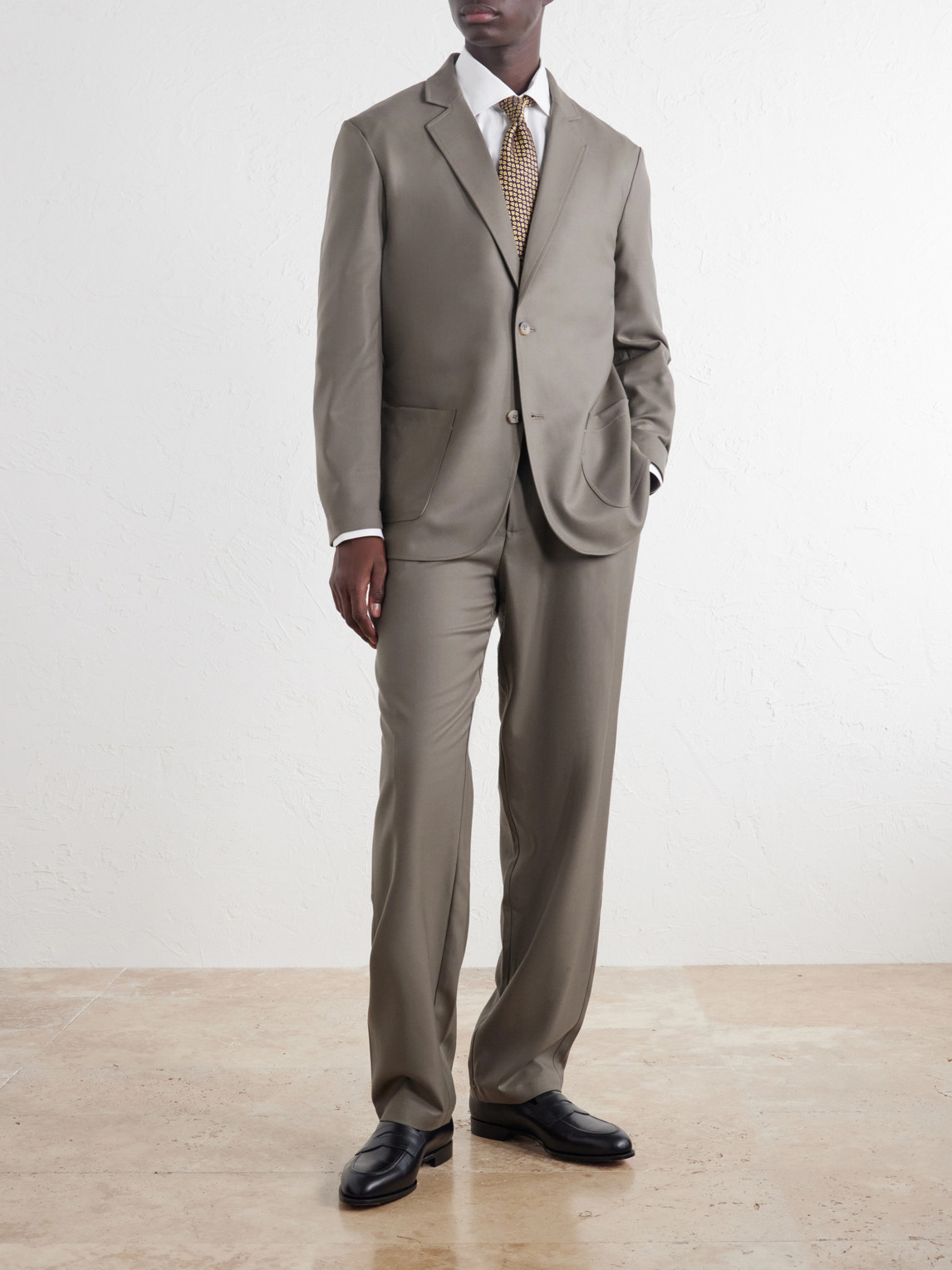 Writers Virgin Wool Suit Jacket