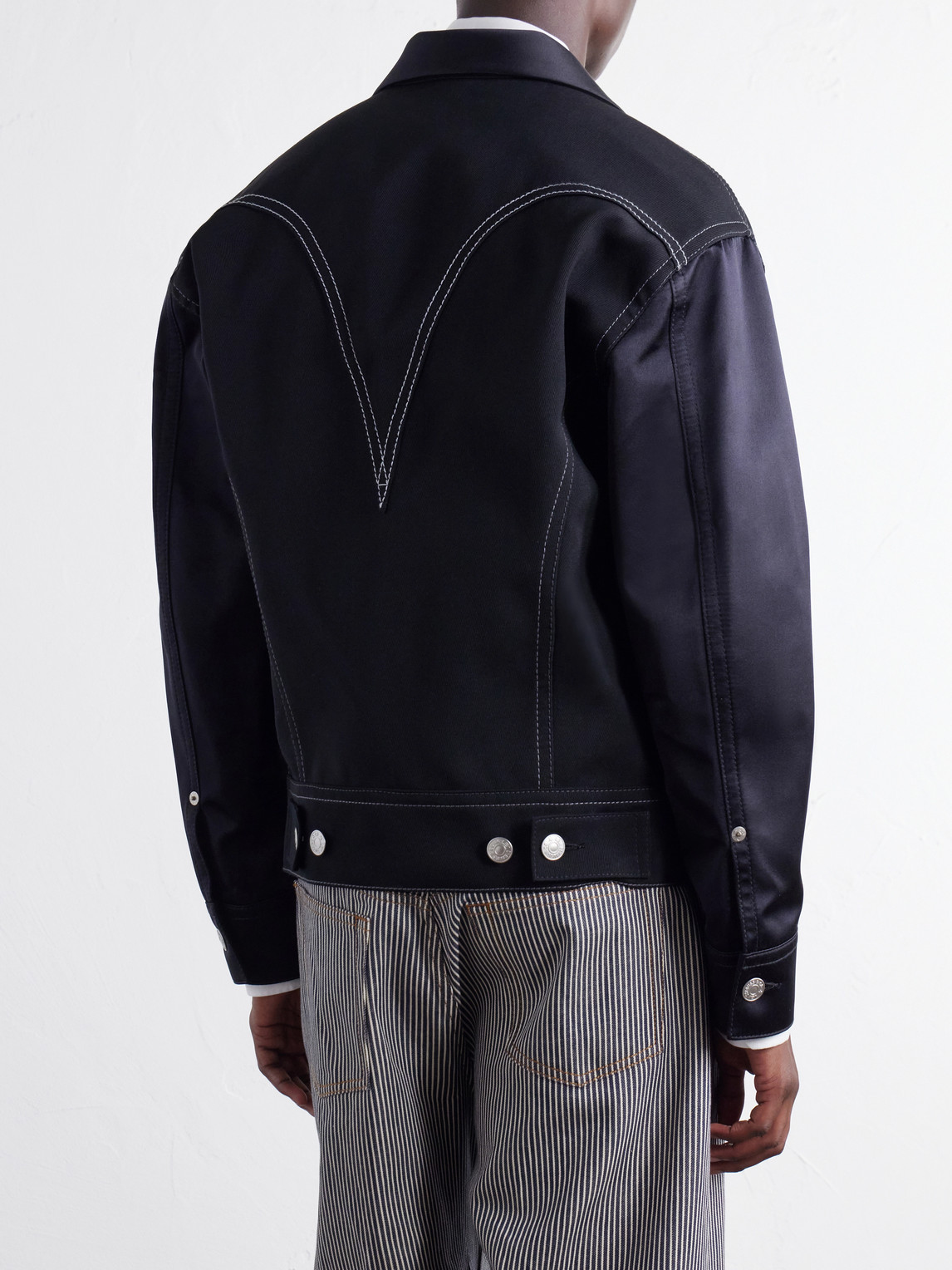 Levi'S Satin-Trimmed Wool-Twill Jacket
