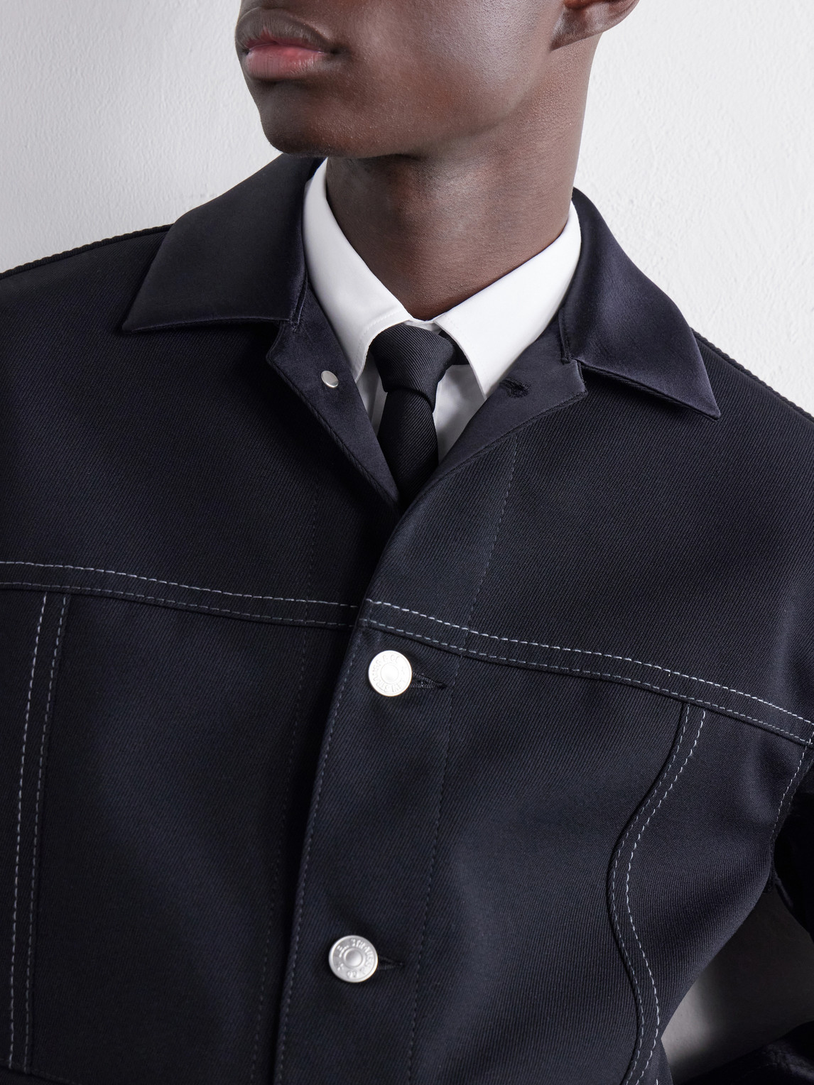 Levi'S Satin-Trimmed Wool-Twill Jacket