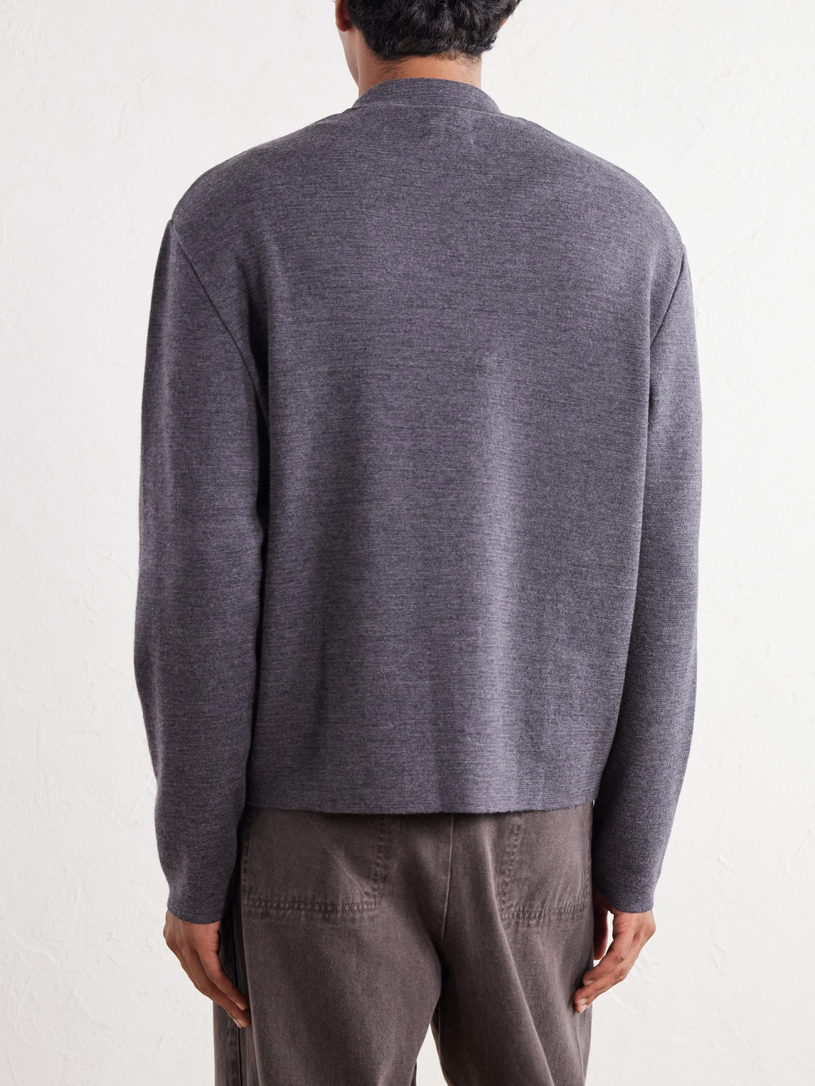Milano Stitch Merino Cardigan