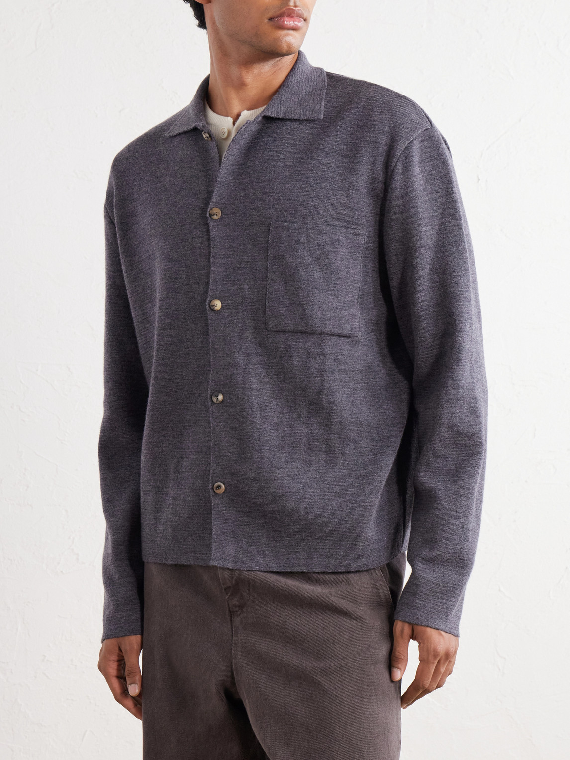 Milano Stitch Merino Cardigan
