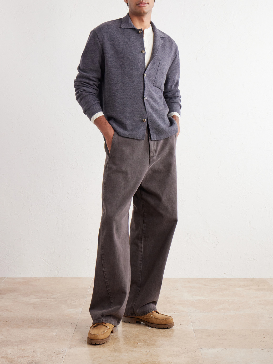 Milano Stitch Merino Cardigan