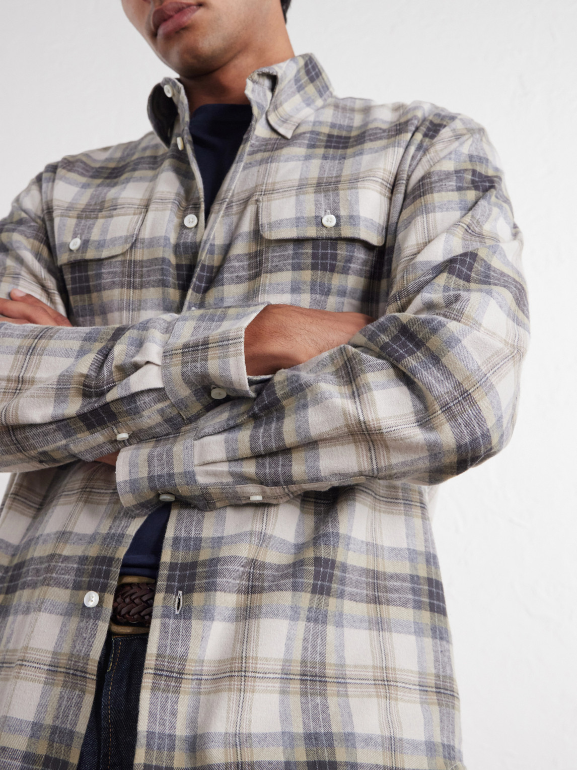 Checked Cotton Shirt