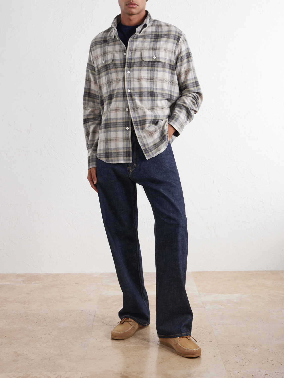 Checked Cotton Shirt