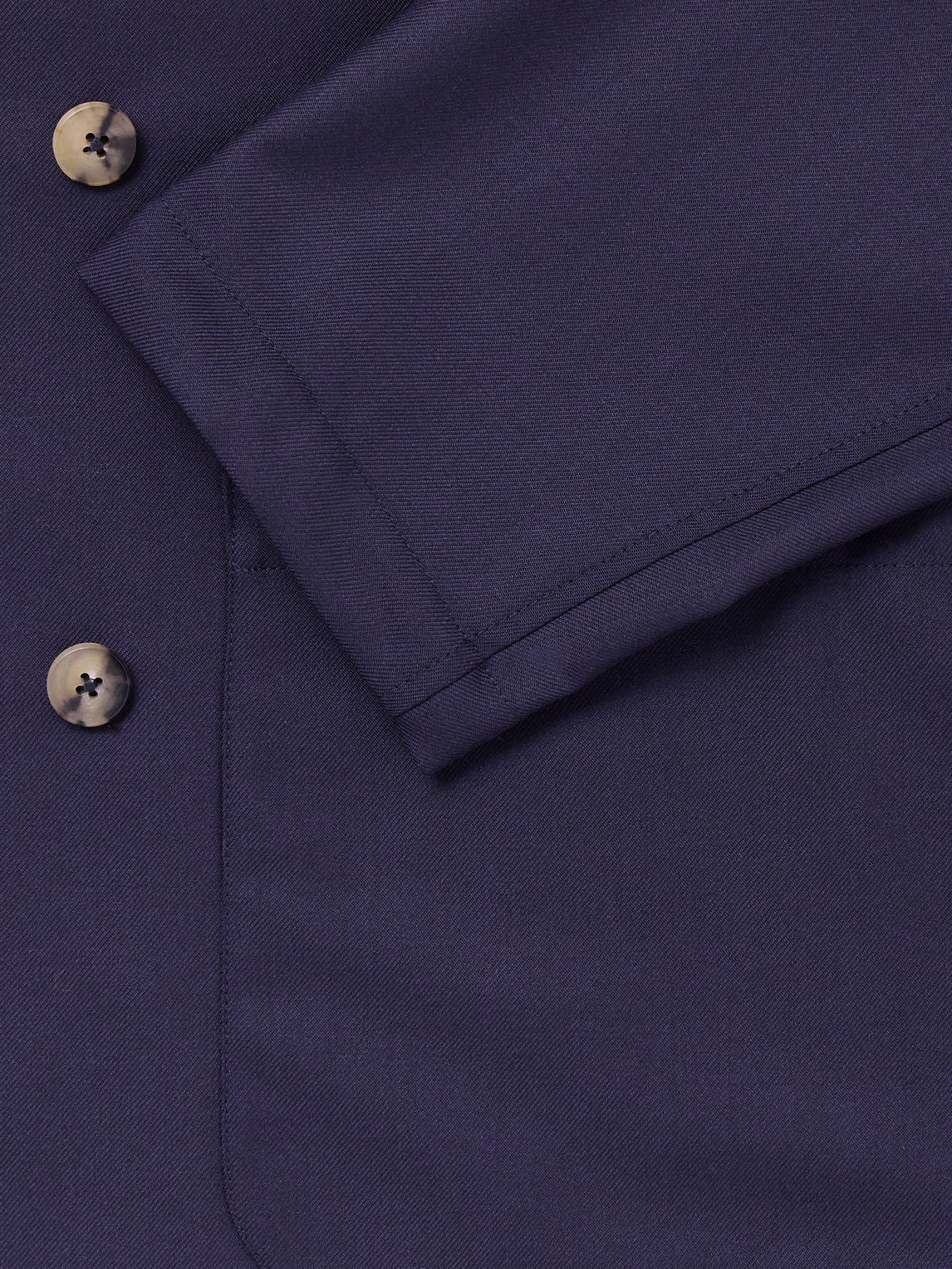 Double-Breasted Virgin Wool-Twill Jacket